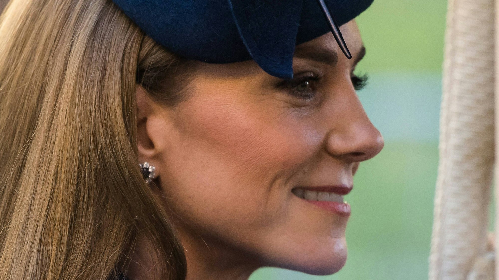 Prinzessin Kate lächelt beim Empfang für Steinmeier.