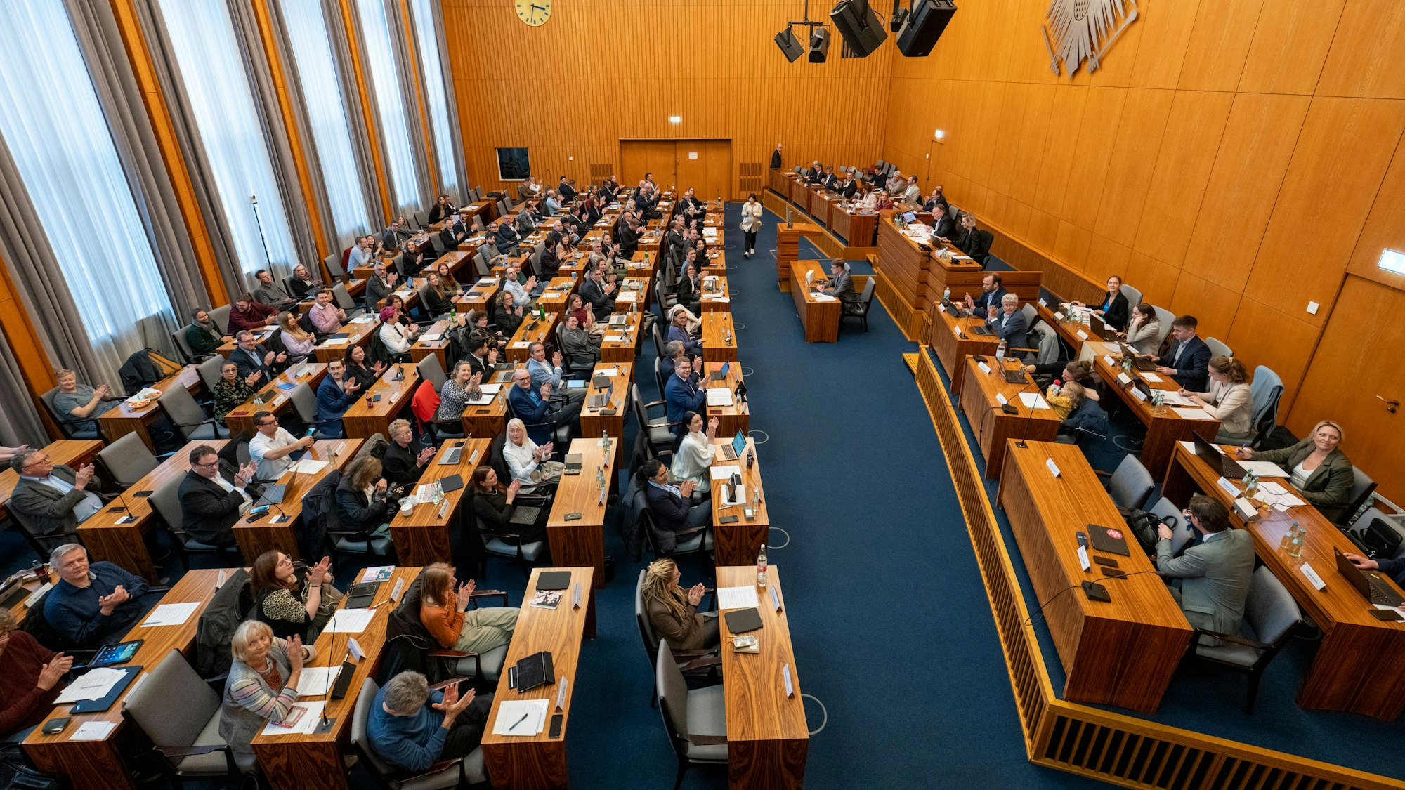 Eine Sitzung des Stadtrats im Kölner Ratssaal.