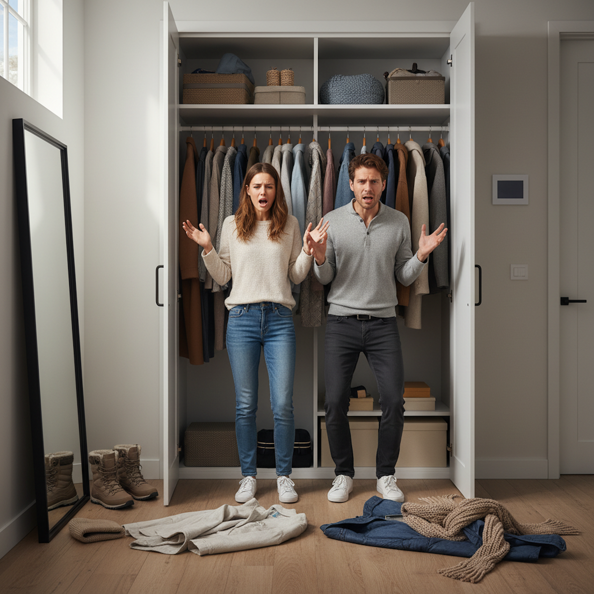 Eine Daunenjacke von Marc O'Polo.