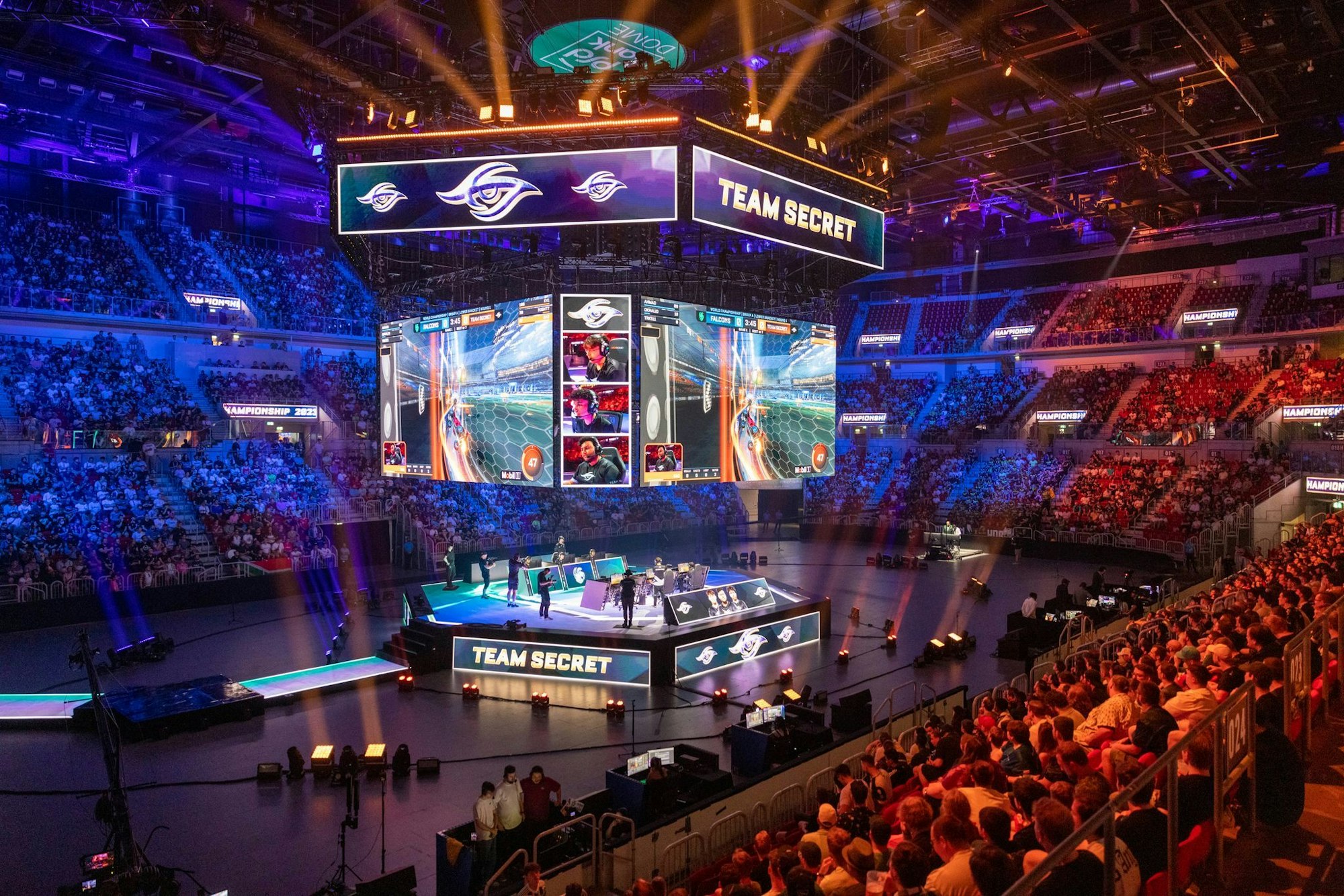 Ein E-Sport-Turnier (zum Spiel Rocket League) in Düsseldorf 2023. (Archivbild)