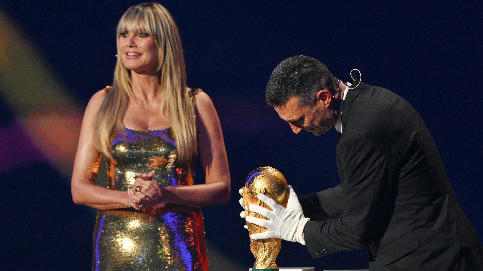 Das deutsche Supermodel Heidi Klum