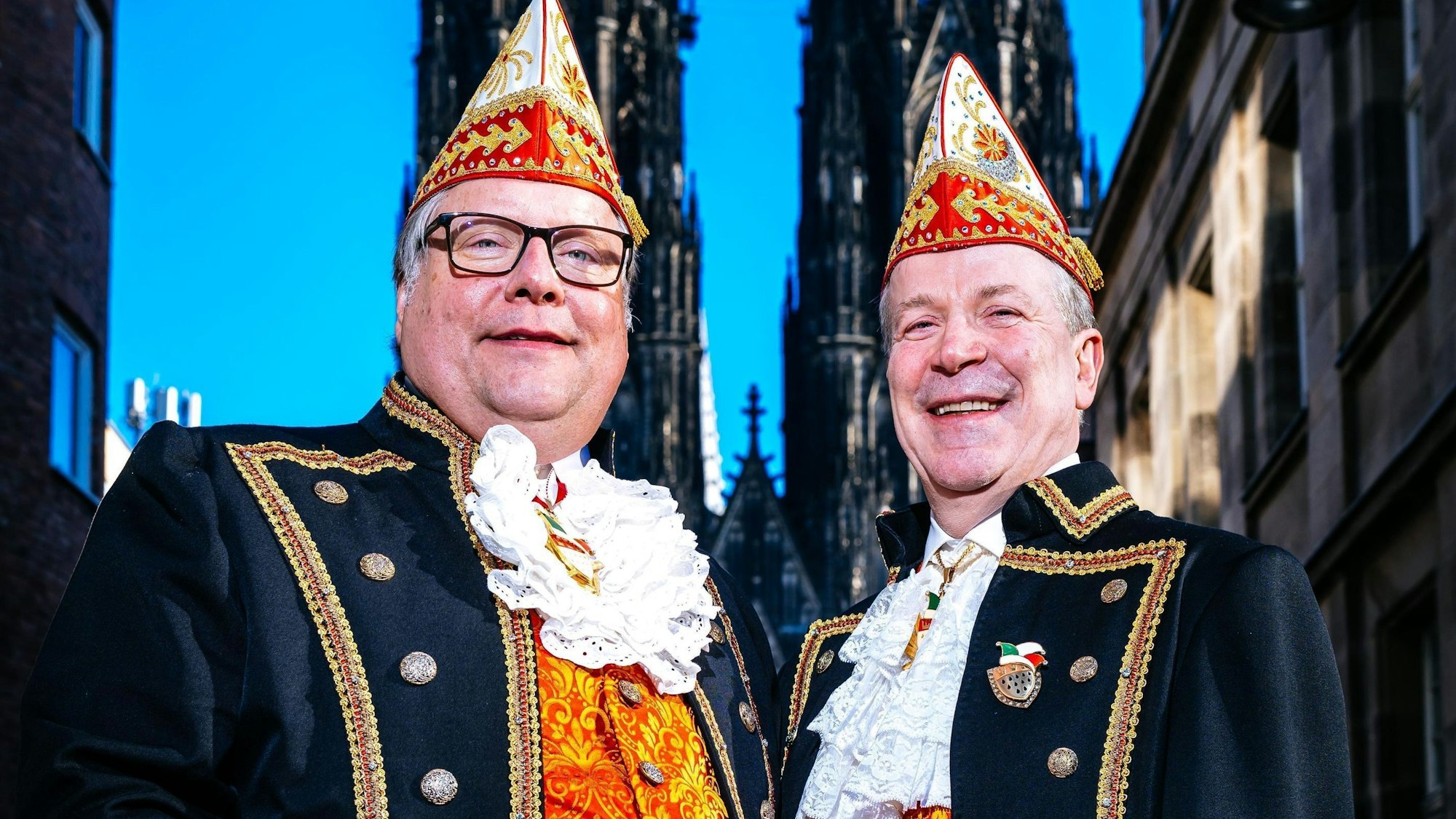 Lutz Schade möchte das Amt von Christoph Kuckelkorn (r.) antreten.