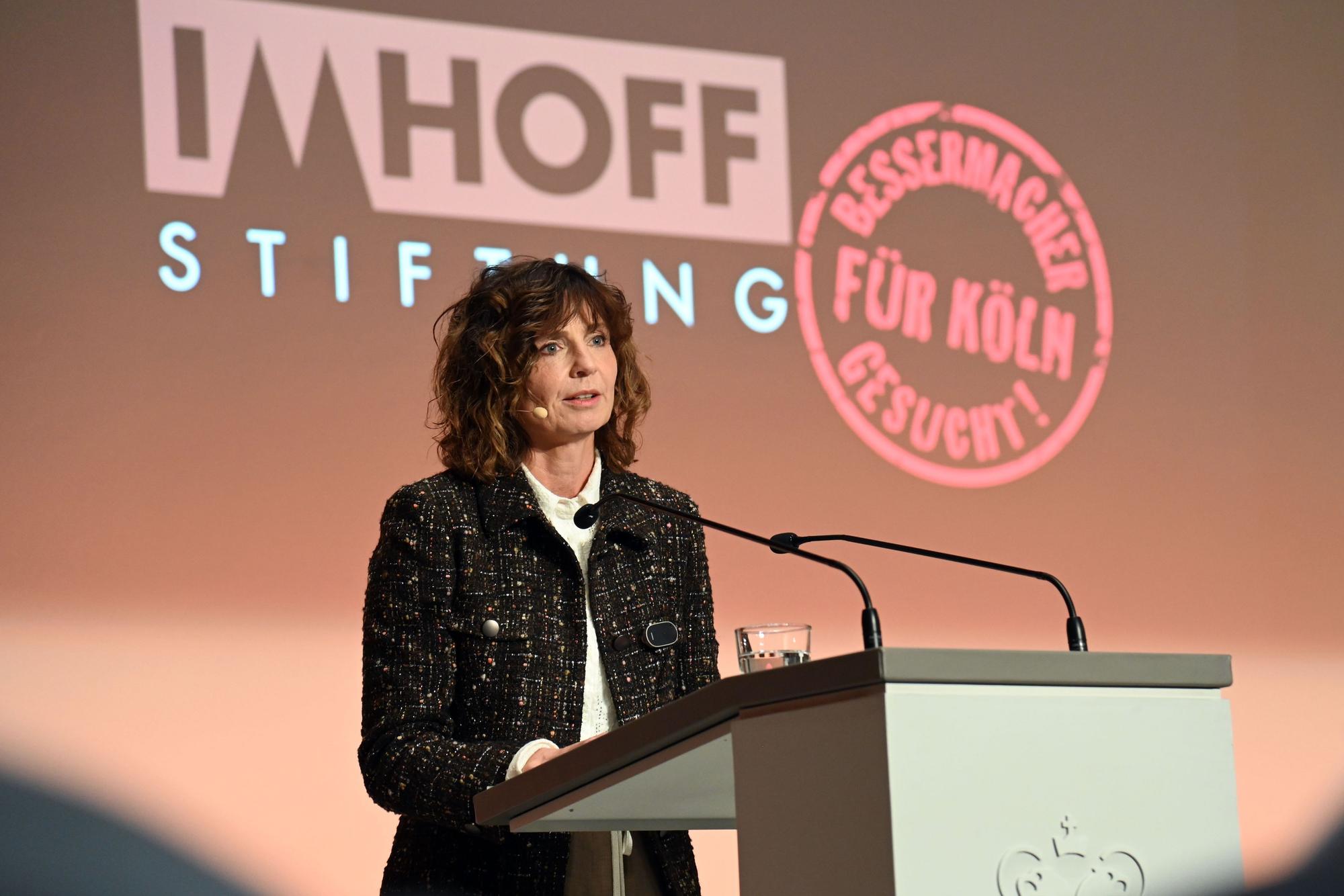 Susanne Imhoff gab die Bessermacher für Köln bekannt.