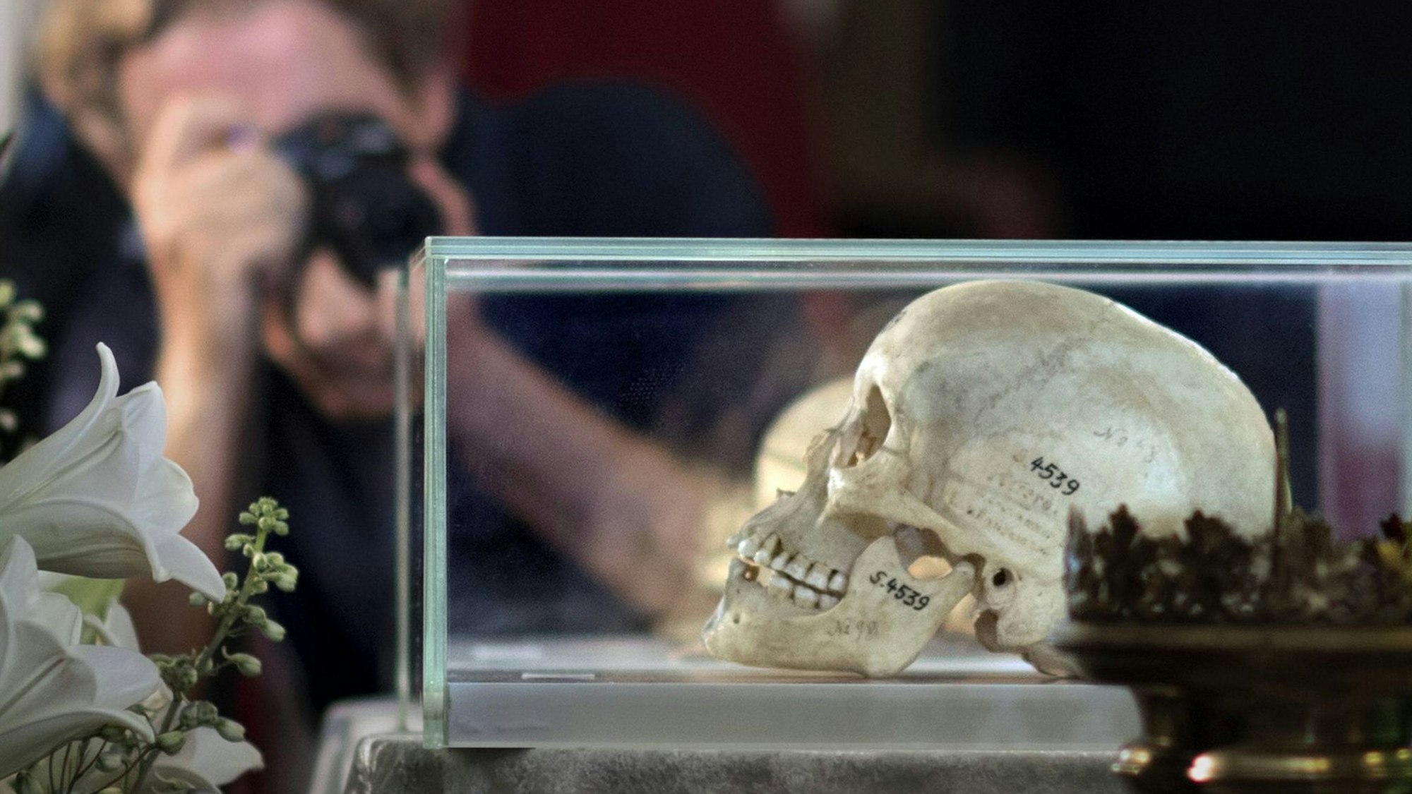 In einer Zeremonie in Berlin 2018 wurden gestohlene Totenschädel an Namibia zurückgegeben.