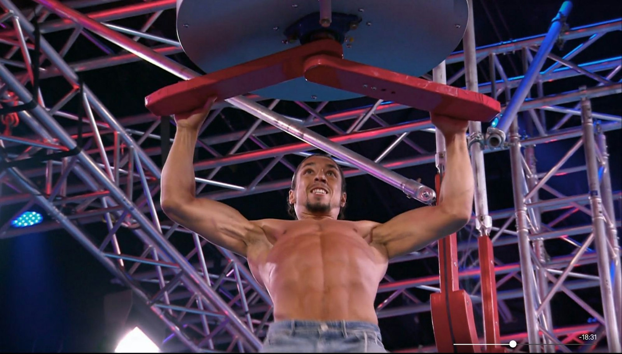 René Casselly ließ einmal mehr seine Muskeln spielen. Er hielt dem Druck stand und finishte als Viertschnellster. (Bild: RTL)