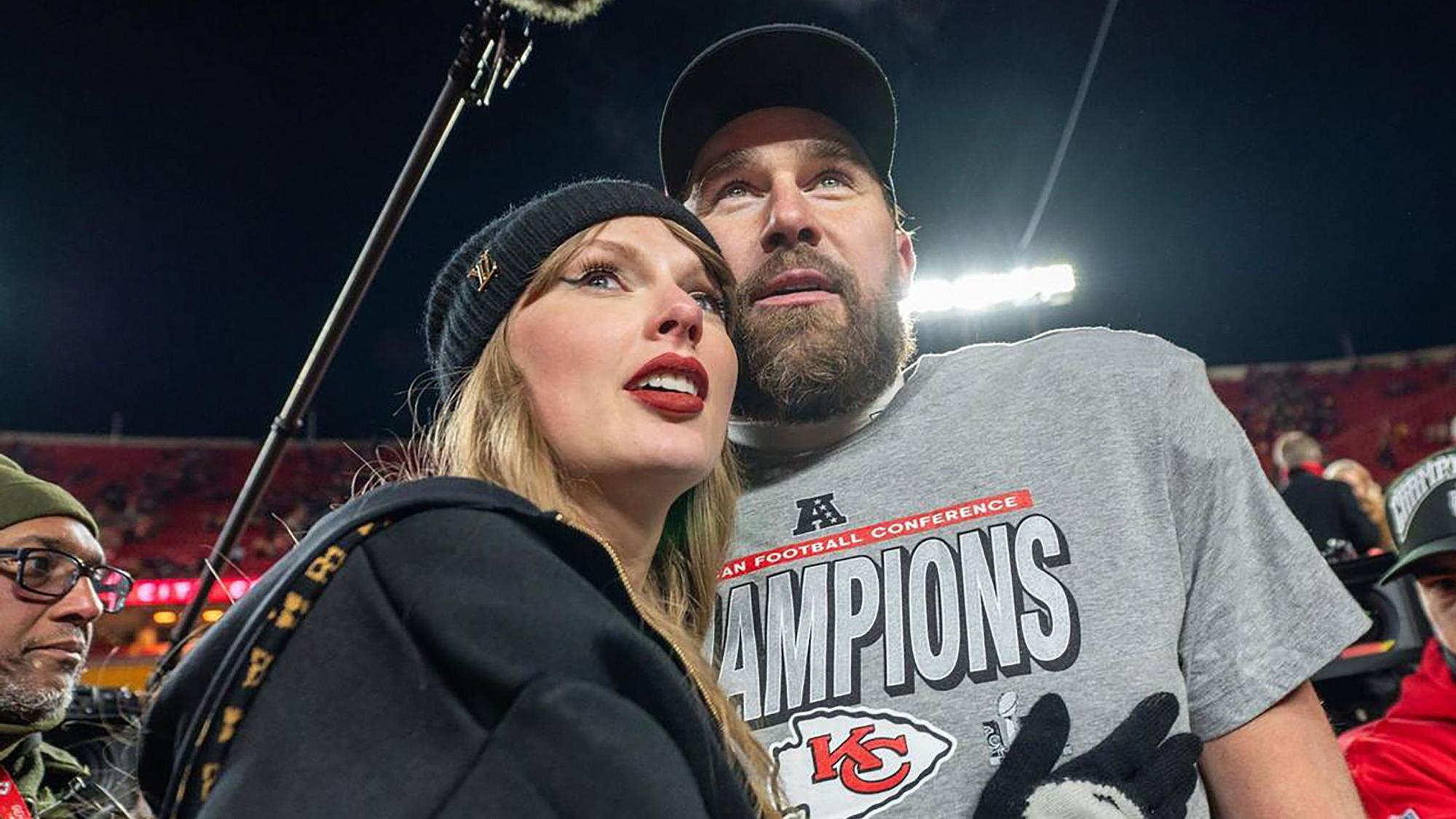 Travis Kelce und Taylor Swift.