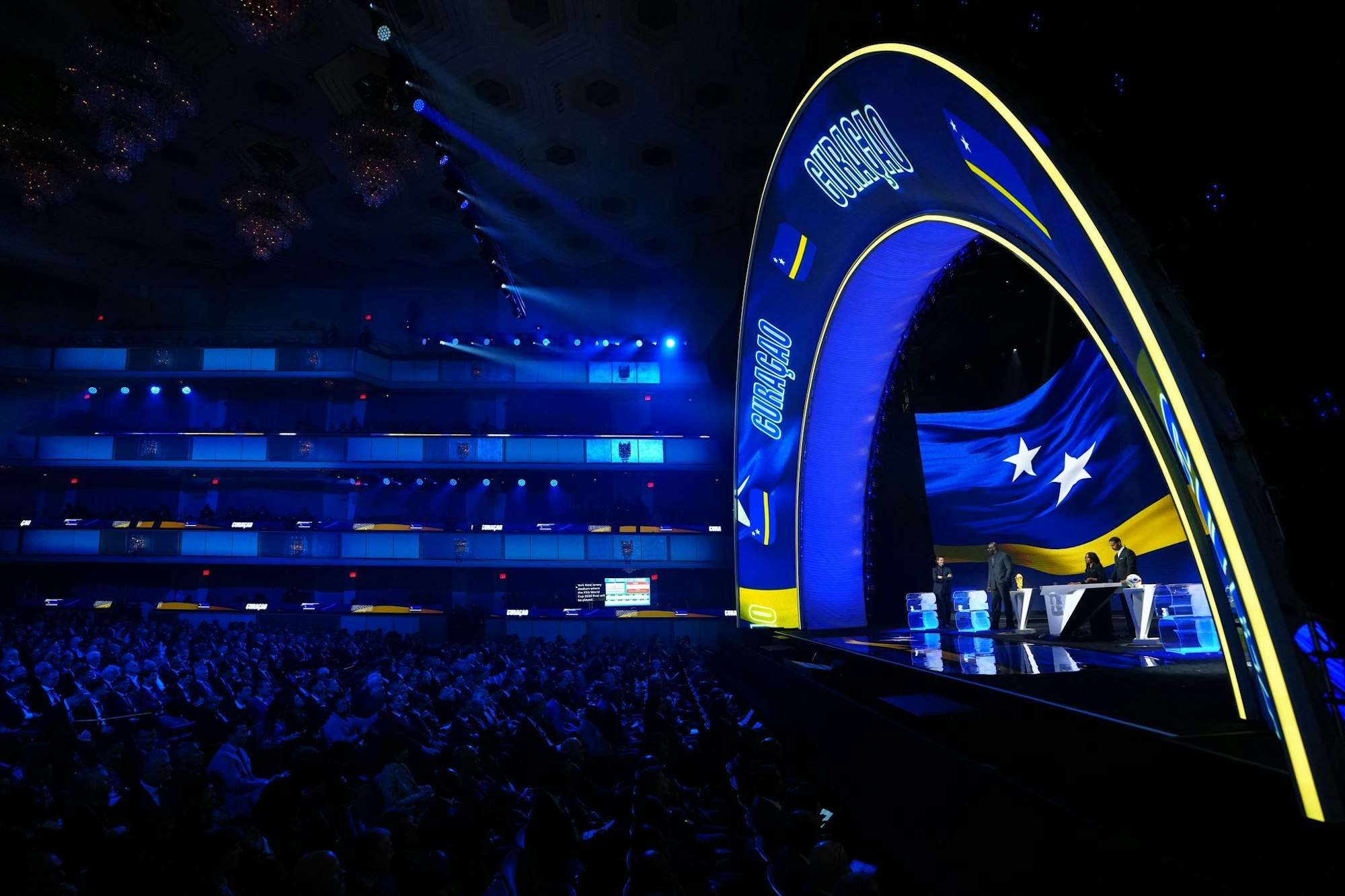 Die Farben von Curaçao strahlen auf der WM-Bühne.