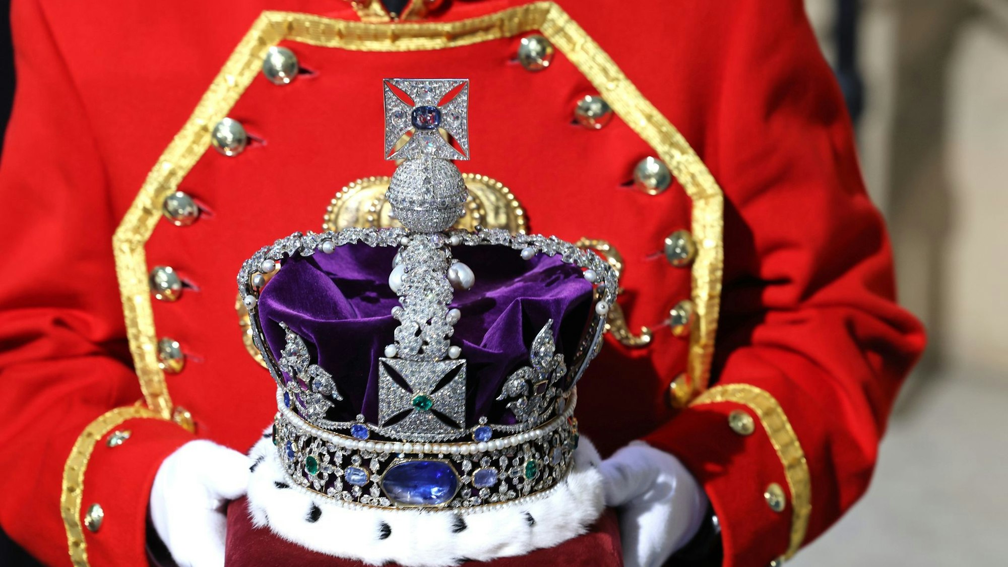 Die Imperial State Crown. (Archivbild)