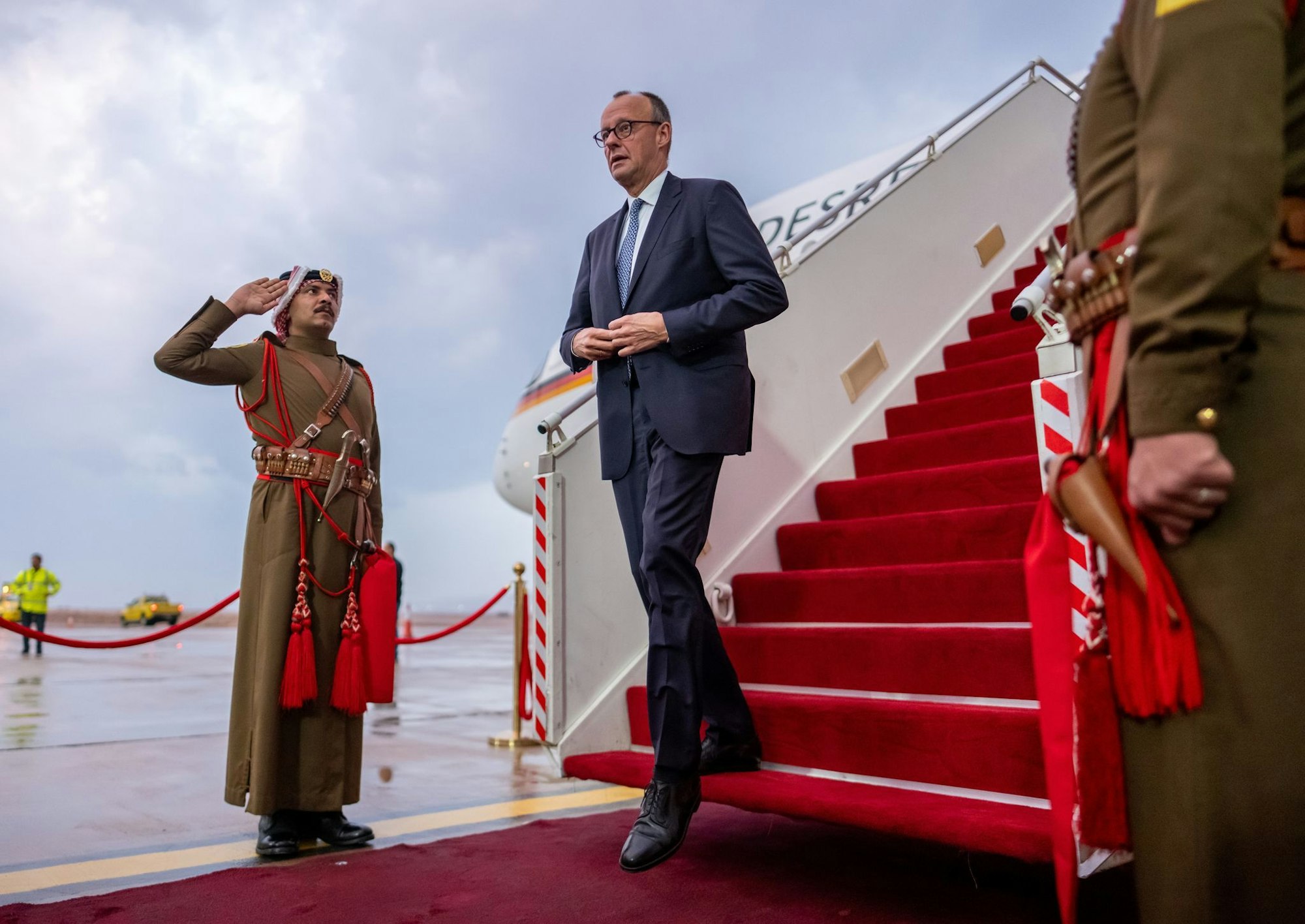 Erste Station der Nahost-Reise ist Jordanien.