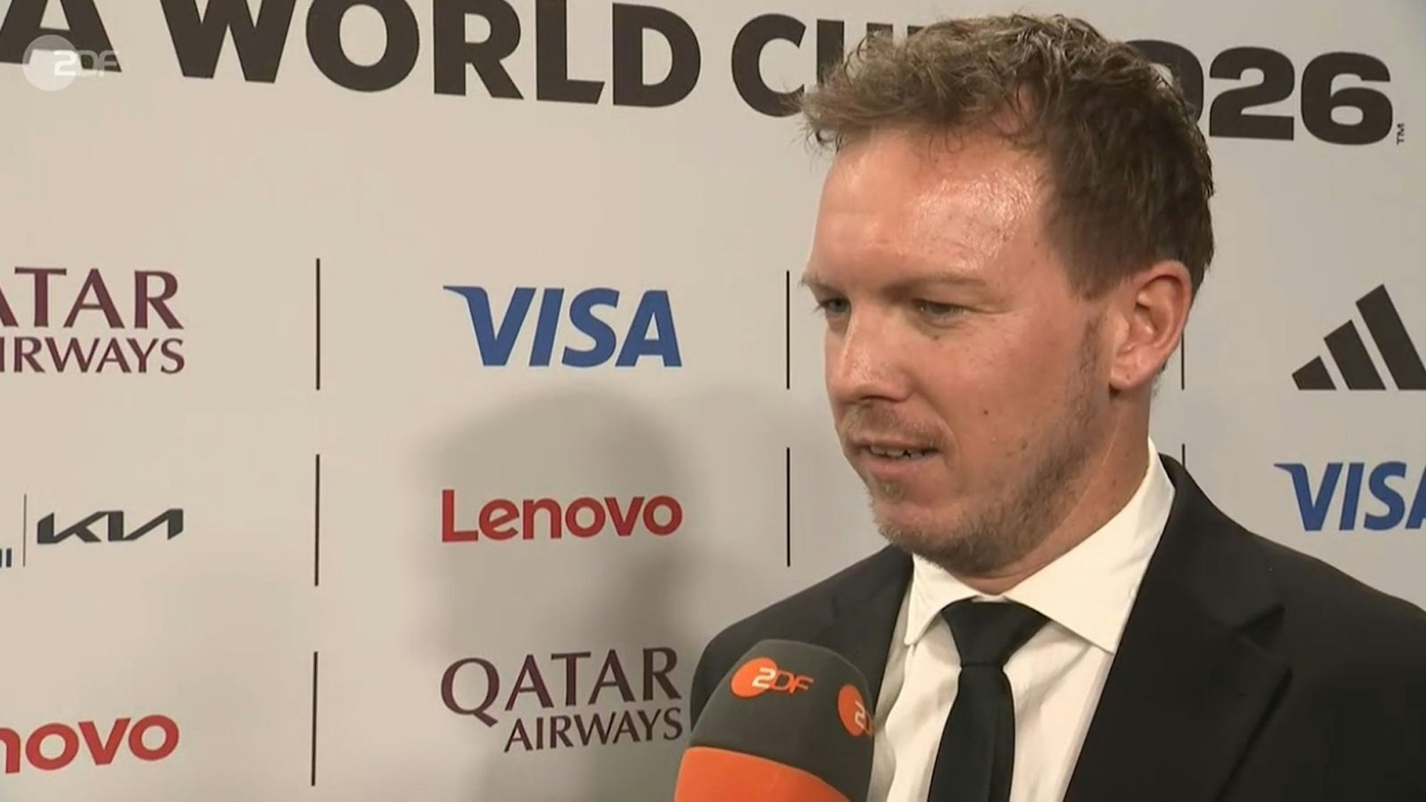 Bundestrainer Julian Nagelsmann dürfte mit der Gruppe zufrieden sein. (Bild: ZDF)