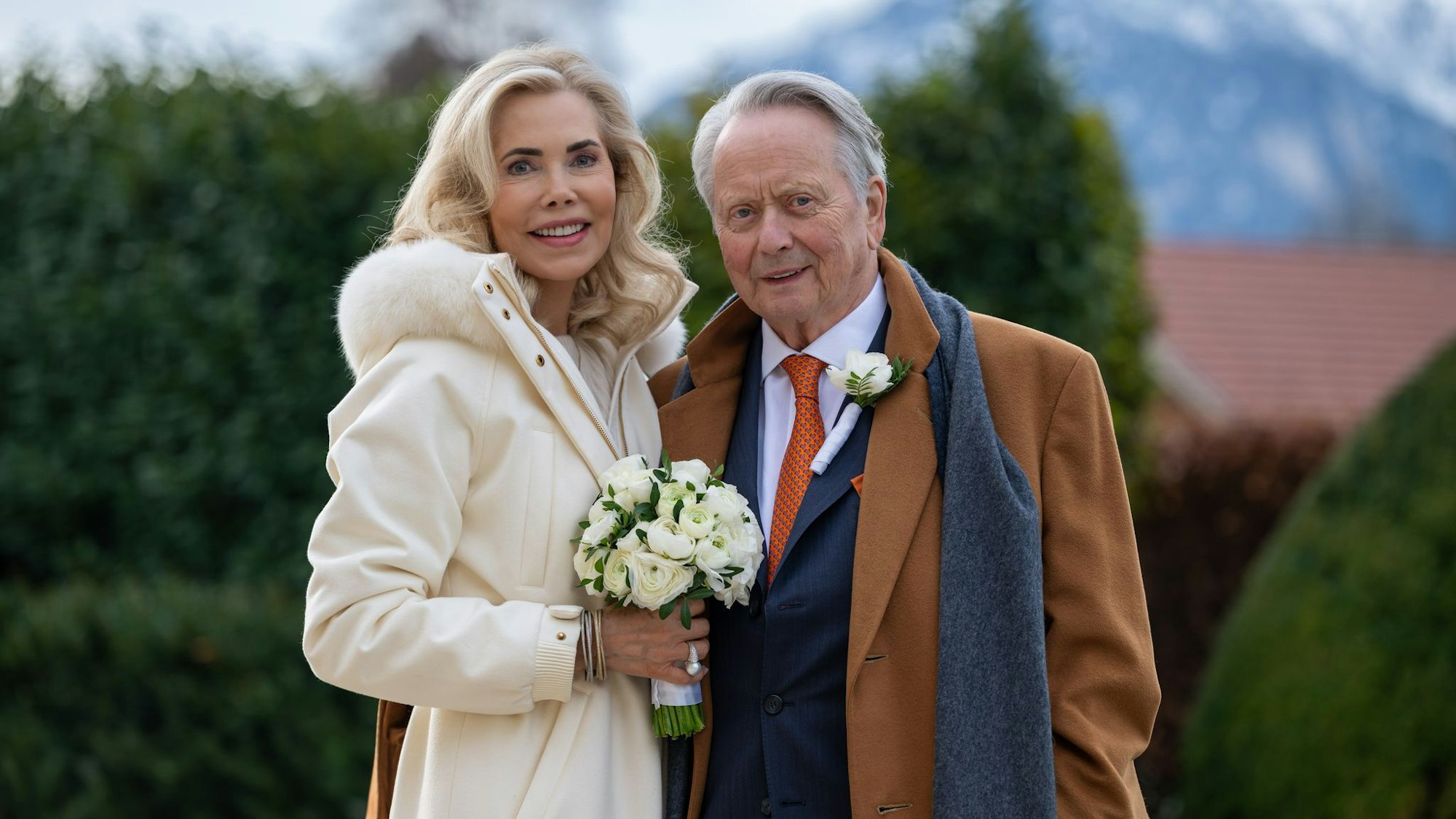 Gabriela zu Leiningen und Wolfgang Porsche haben geheiratet.