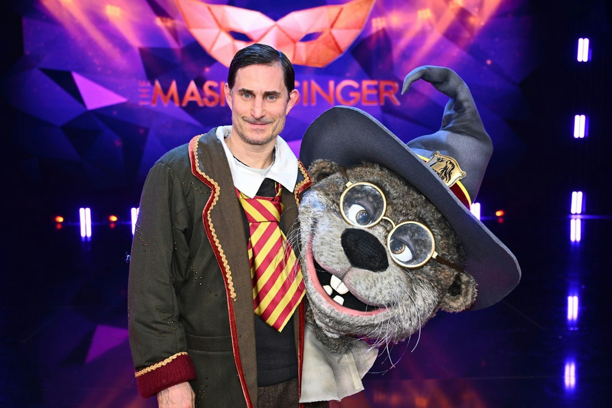 Harry Otter musste gehen - und entpuppte sich als Schauspieler Clemens Schick, der in Hollywood in „Casino Royale“ als Gegenspieler von James Bond bekannt wurde. (Bild: Joyn/Willi Weber)