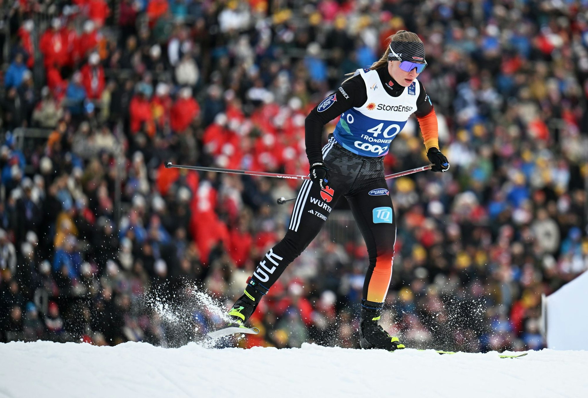 Helen Hoffmann ist beim Weltcup in Trondheim in die Top Ten gelaufen. (Archivbild)
