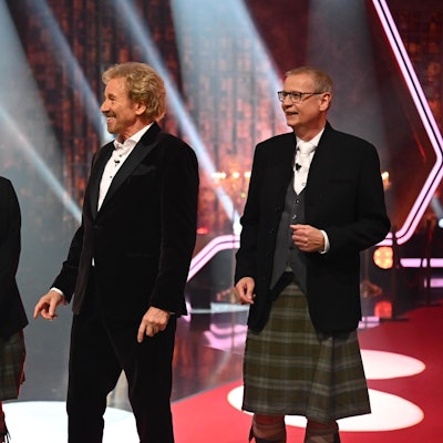 Der letzte gemeinsame Auftritt bei „Denn sie wissen nicht, was passiert“: Barbara Schöneberger, Thomas Gottschalk, Günther Jauch