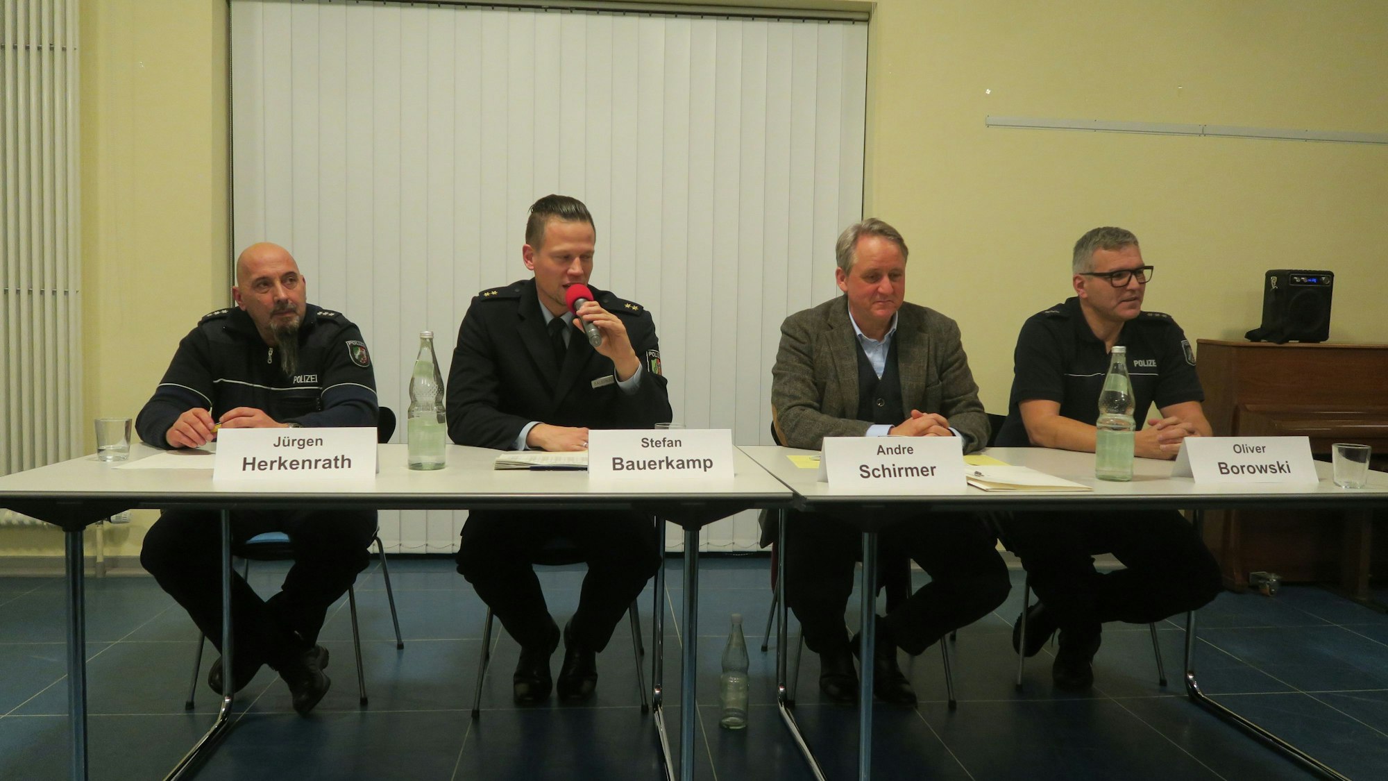 (v.l.) Jürgen Herkenrath, Stefan Bauerkamp, Andre Schirmer und Oliver Borowski