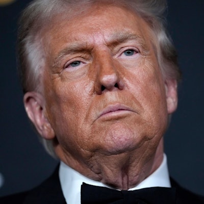 Das Bild zeigt US-Präsident Donald Trump. Foto: Julia Demaree Nikhinson/AP/dpa