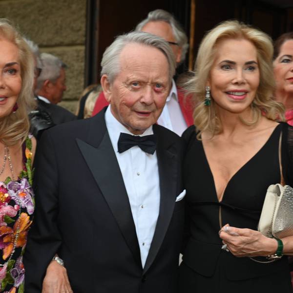 Renate Thyssen Henne, Wolfgang Porsche, Gabriele Prinzessin zu Leiningen bei Premiere