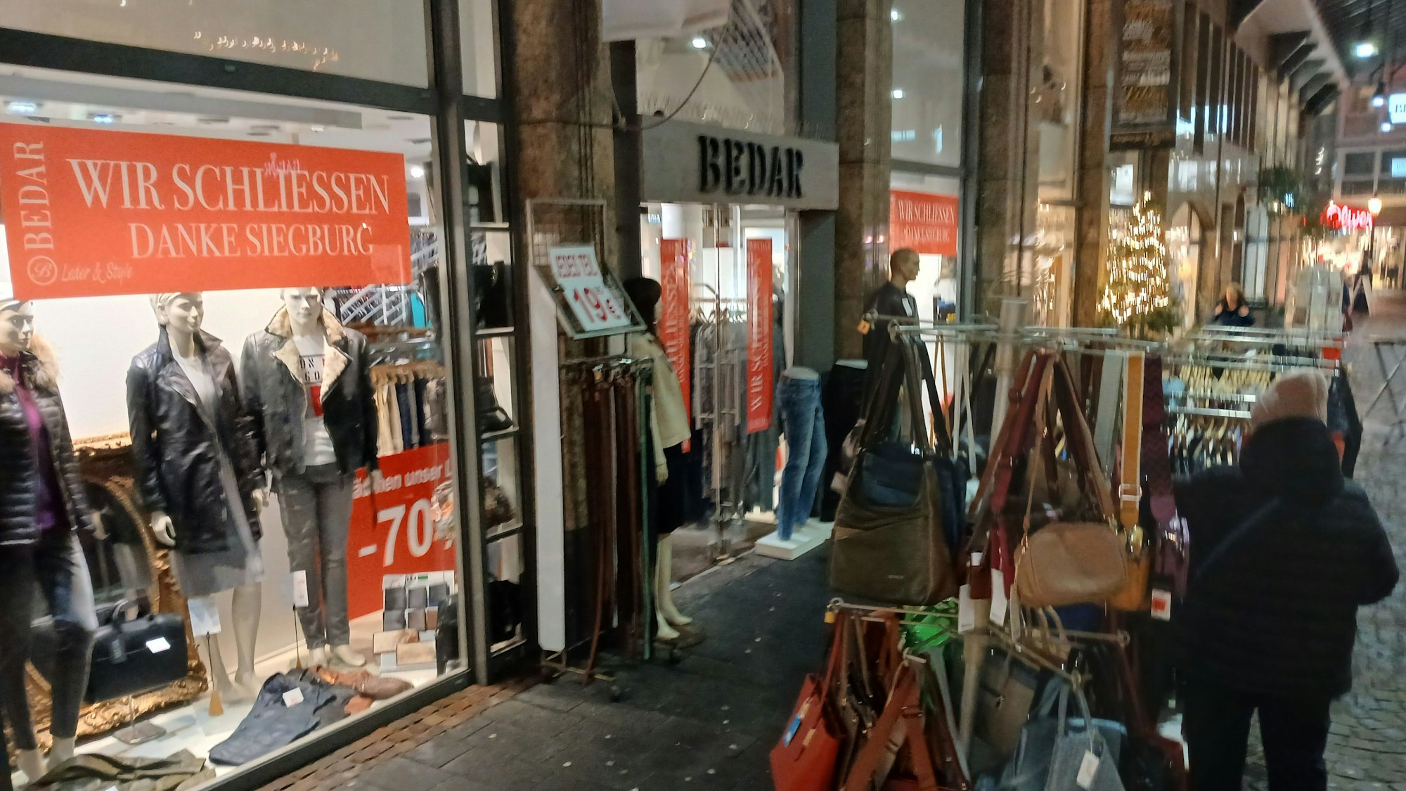 Bedar Leder & Style in der Brauhofpassage schließt bis zum Jahresende