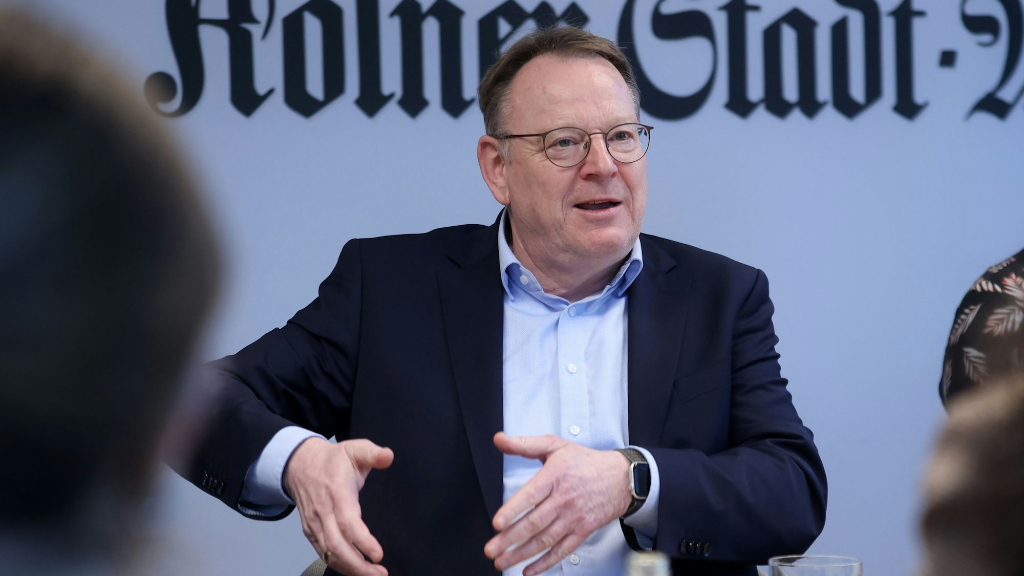 Der neue Oberbürgermeister Torsten Burmester war zu Besuch beim „Kölner Stadt-Anzeiger“. (Archivbild)