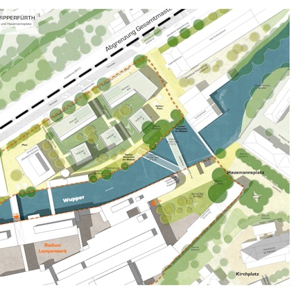 Eine Grafik zeigt die Pläne für die Maßnahmen in Wipperfürth.