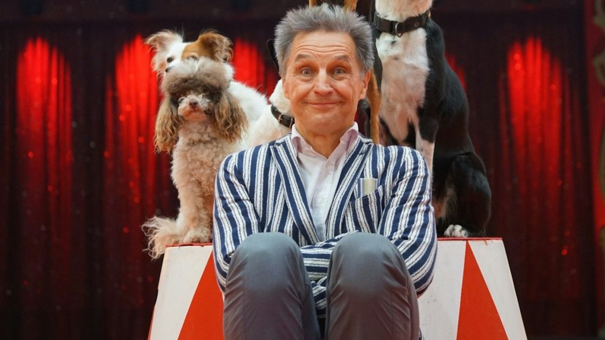 Leonid Belakov begeistert mit seinen Hunde-Nummern.