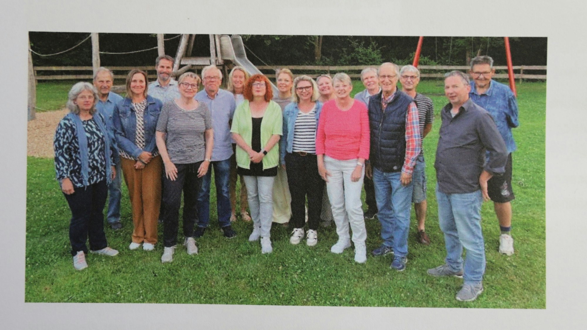 Der aktuelle Vorstand der Bürgergemeinschaft Geisbach in Hennef feiert 50-jähriges Bestehen.