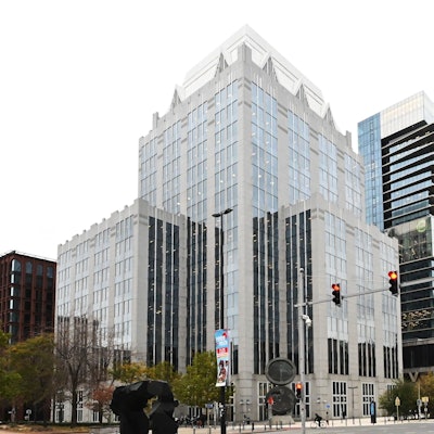 Das Finanzinstitut Euroclear in Brüssel: Bei dem sogenannten Zentralverwahrer wurden nach Sanktionsentscheidungen der Europäischen Union Vermögenswerte der russischen Zentralbank im dreistelligen Milliardenwert immobilisiert.