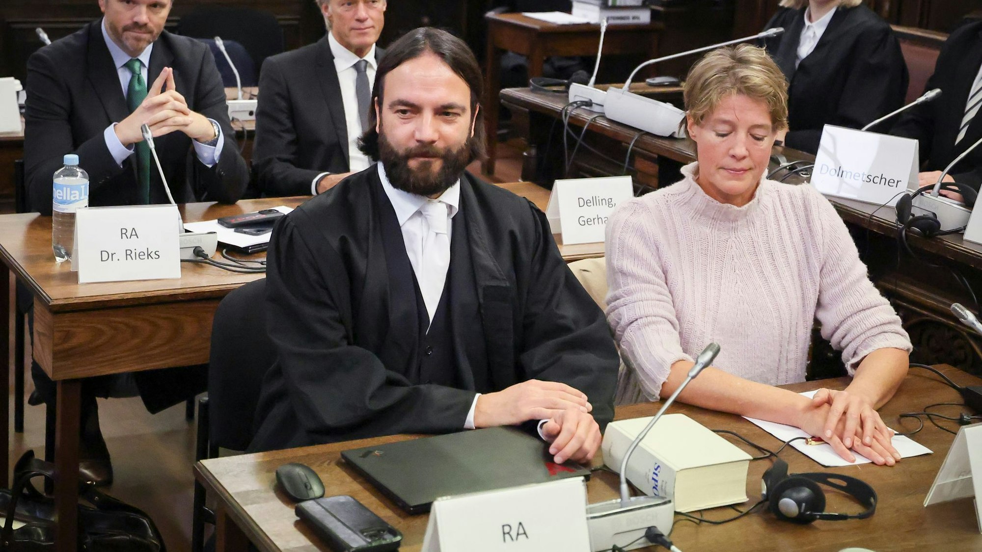 Christina Block ist angeklagt, die Entführung ihrer Kinder in Auftrag gegeben zu haben.