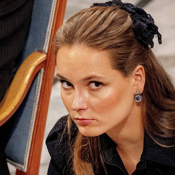 Prinzessin Ingrid Alexandra bei der Verleihung des Friedensnobelpreises an María Corina Machado aus Venezuela im Rathaus von Oslo.