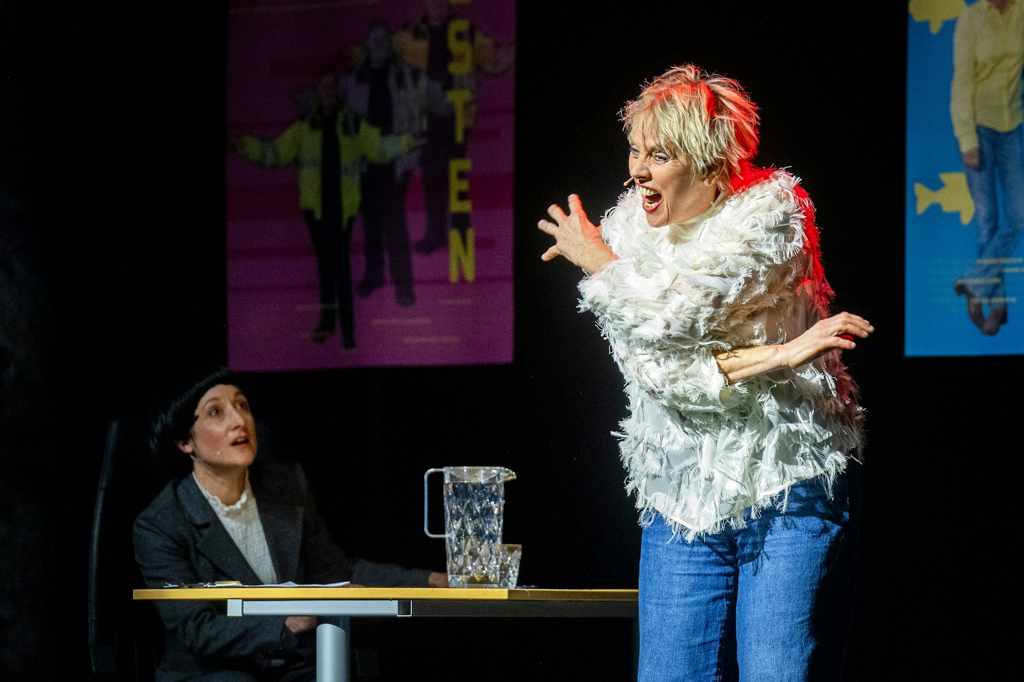 10.12.2025, Köln: Die Premiere der Stunksitzung im E-Werk.
Im Bild „Alice“
Foto: Michael Bause