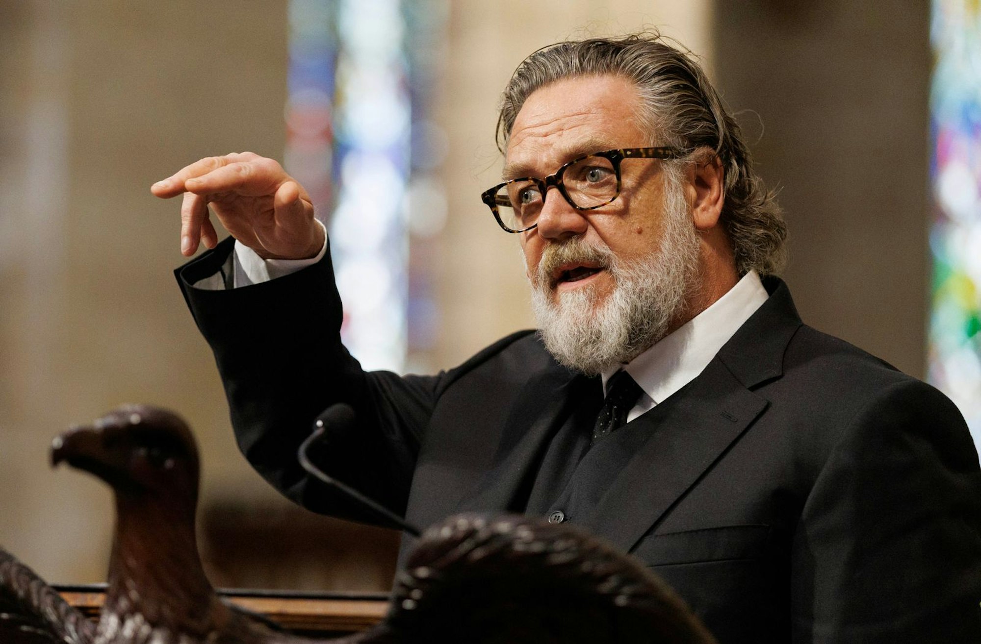 Mit der Fortsetzung des Kino-Hits Gladiator kann Russell Crowe nichts anfangen. (Bild: Getty Images / Nikki Short - Pool)