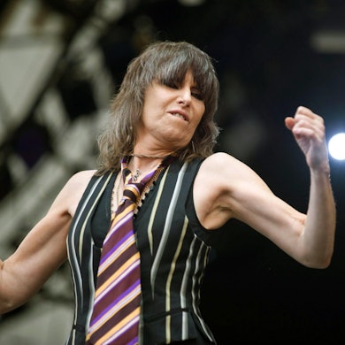 Chrissie Hynde bei einem Live-Auftritt.