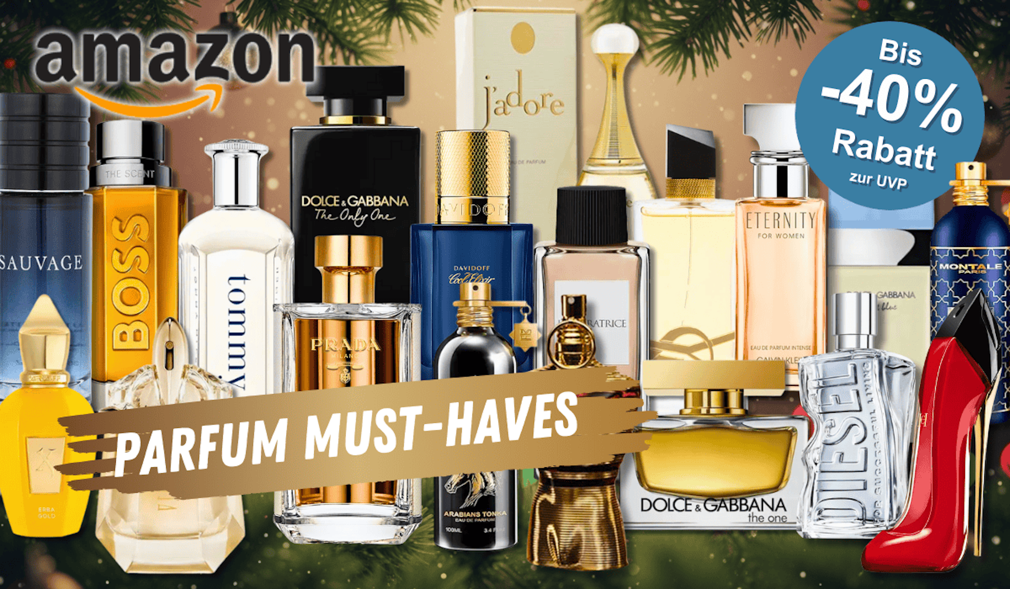 Verschiedene Parfums aus dem Amazon Sale.