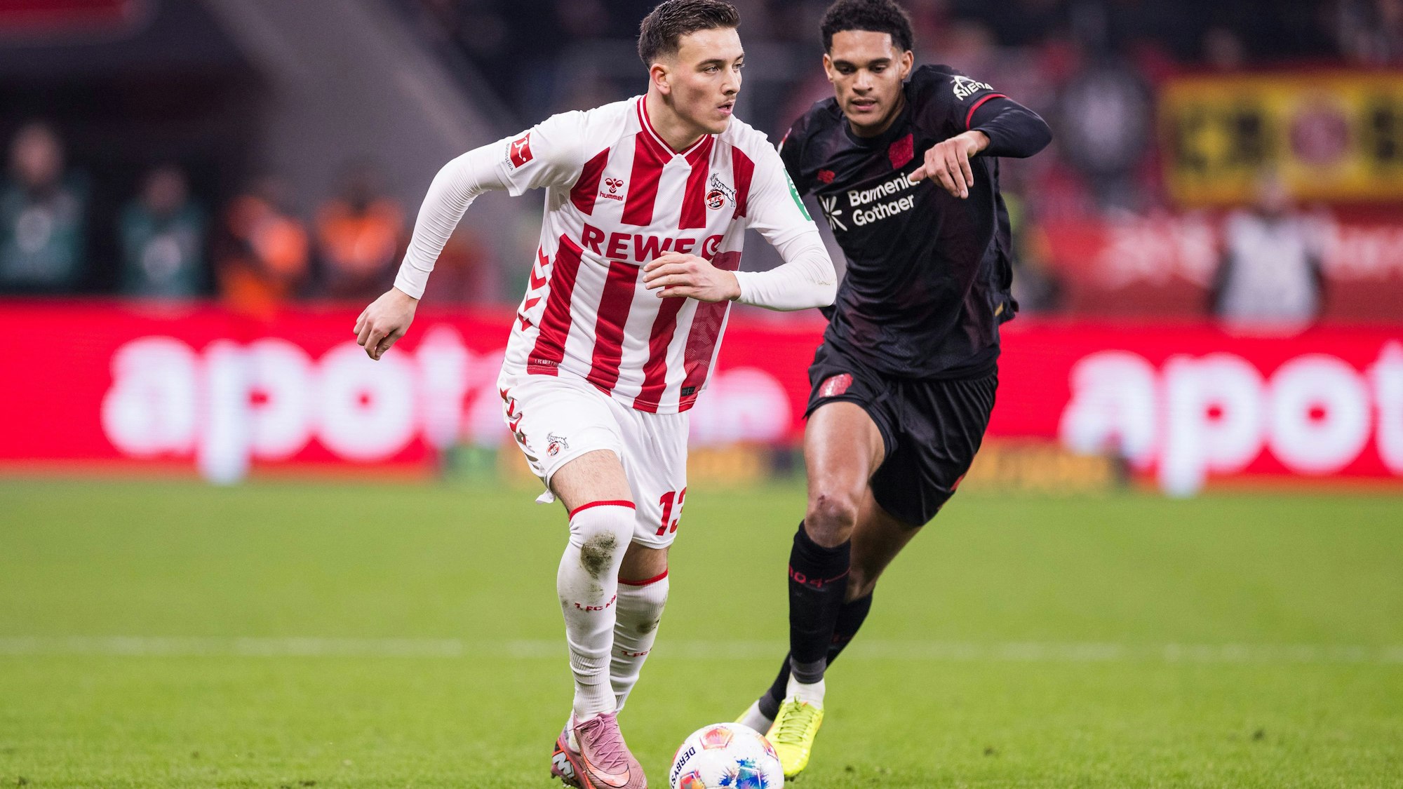 Said El Mala hatte eine große Aktion, doch Waldschmidt brachte den Ball nicht im Tor unter.