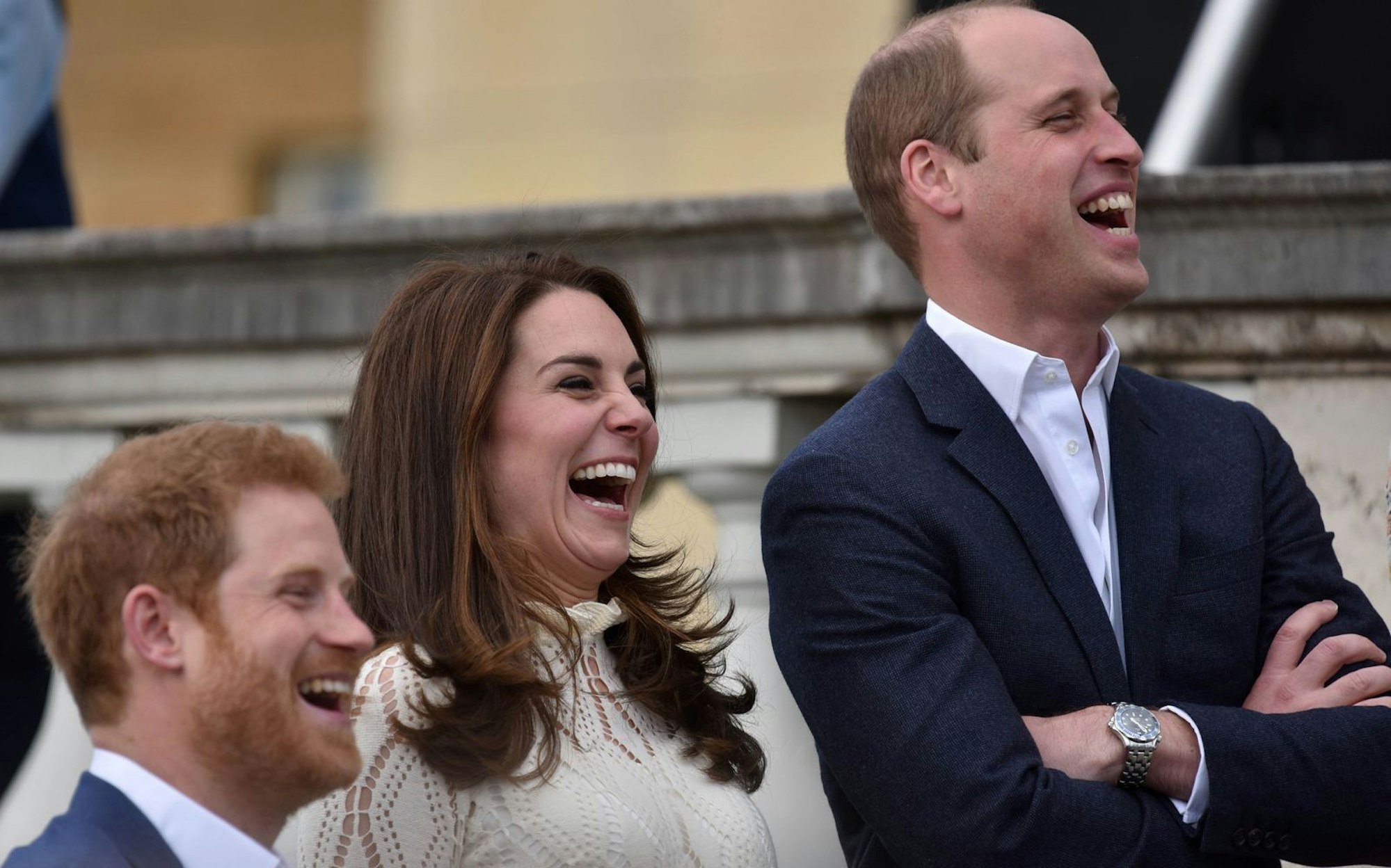 In der Regel haben sie mehr Vornamen, als in ein Formular passen. Kein Wunder, dass die Royal sich untereinander lieber mit Spitznamen anreden. Und manche davon sind zum Brüllen komisch. (Bild: Andrew Parsons - WPA Pool/Getty Images)