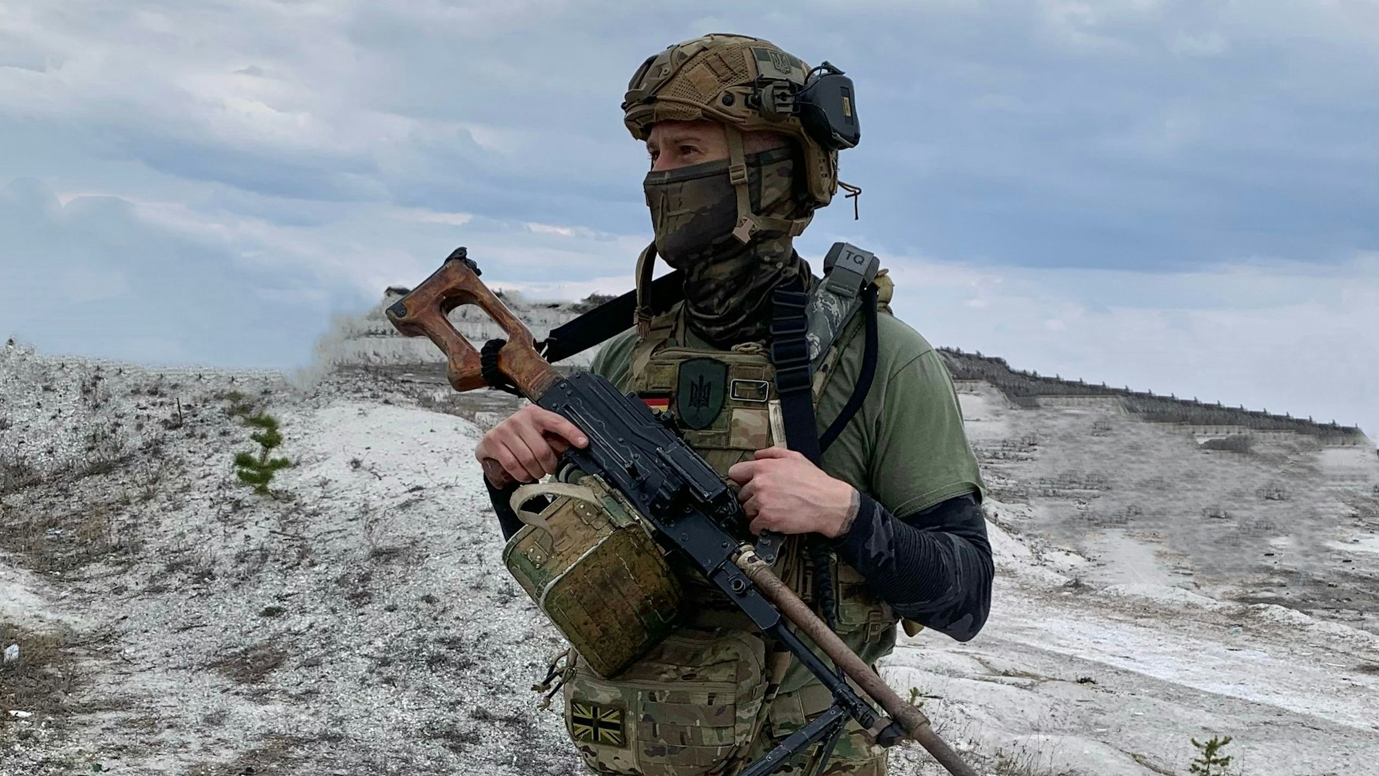 Hugo bei einem Einsatz in der Ukraine