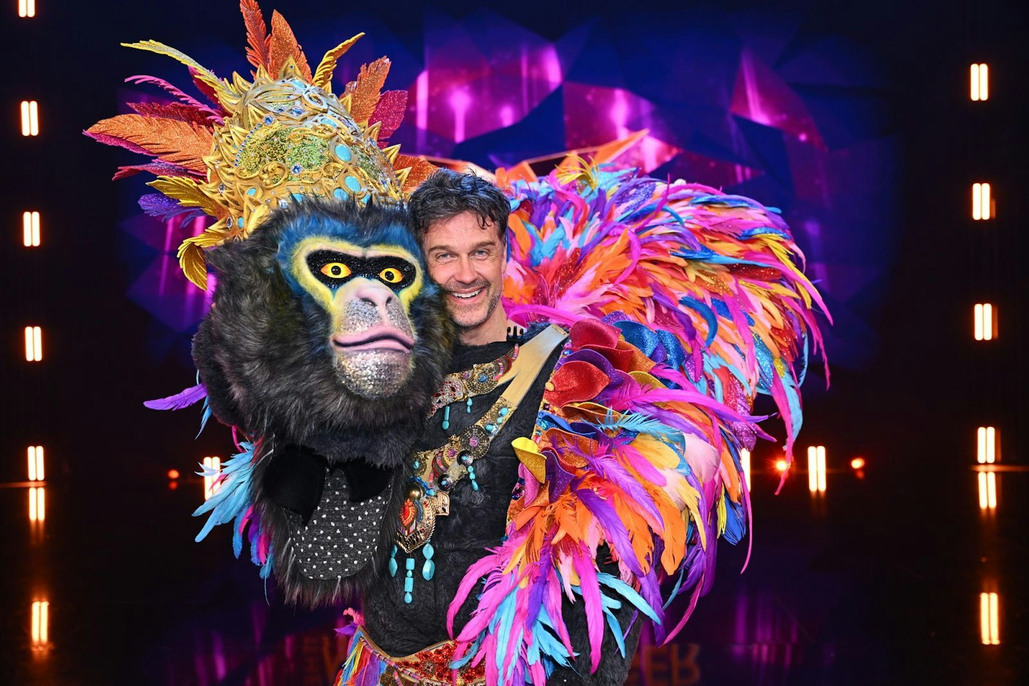 „Das ist vollkommen okay“, kommentierte der King sein Aus nach Runde 2. Er dankte ab und gab sich als Wayne Carpendale zu erkennen. (Bild: Joyn/Willi Weber)