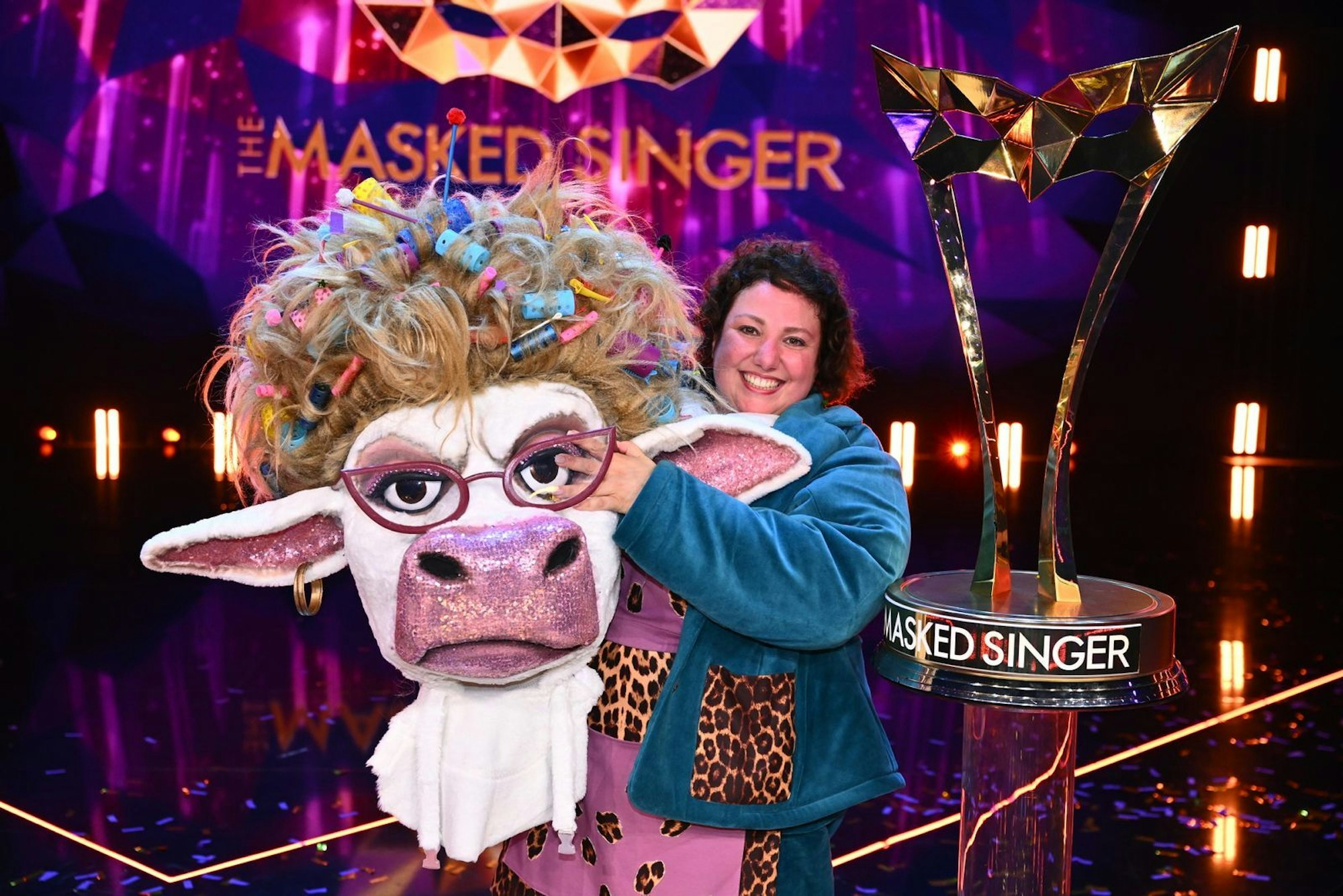 Muuhnika alias Meltem Kaptan ist die Gewinnerin der zwölften Staffel von „The Masked Singer“ (ProSieben). (Bild: Joyn/Willi Weber)