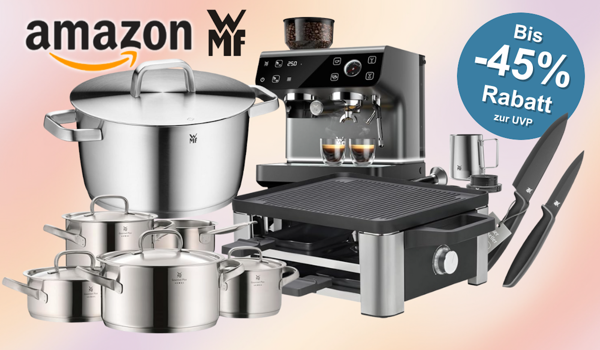 Mega WMF Amazon Sale mit attraktiven Preisen für passende Weihnachtsgeschenke