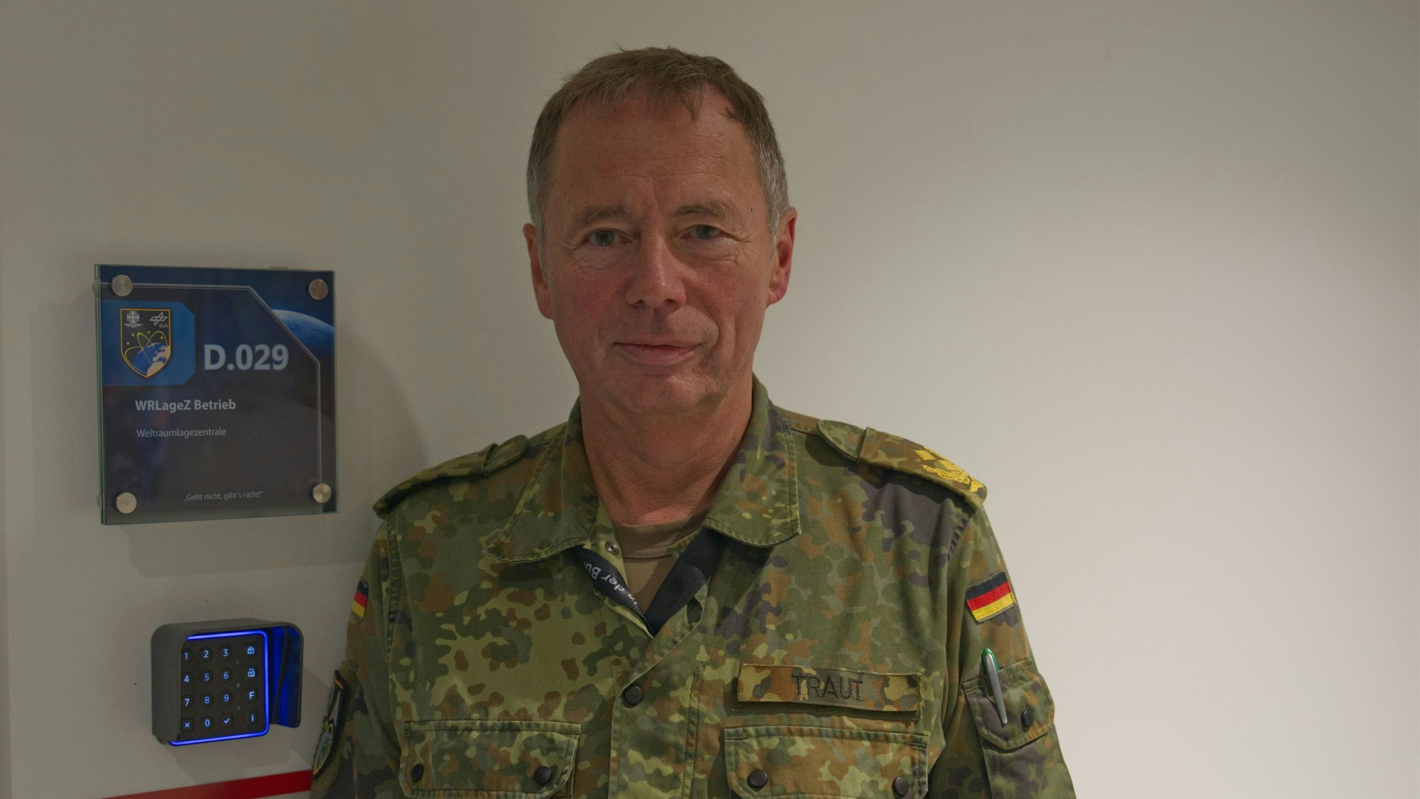 Generalmajor Michael Traut, Weltraumkommando BW