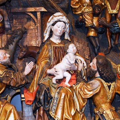 Meister Arnt (vor 1450 bis 1492): Anbetung der heiligen drei Könige, Museum Schnütgen, Köln