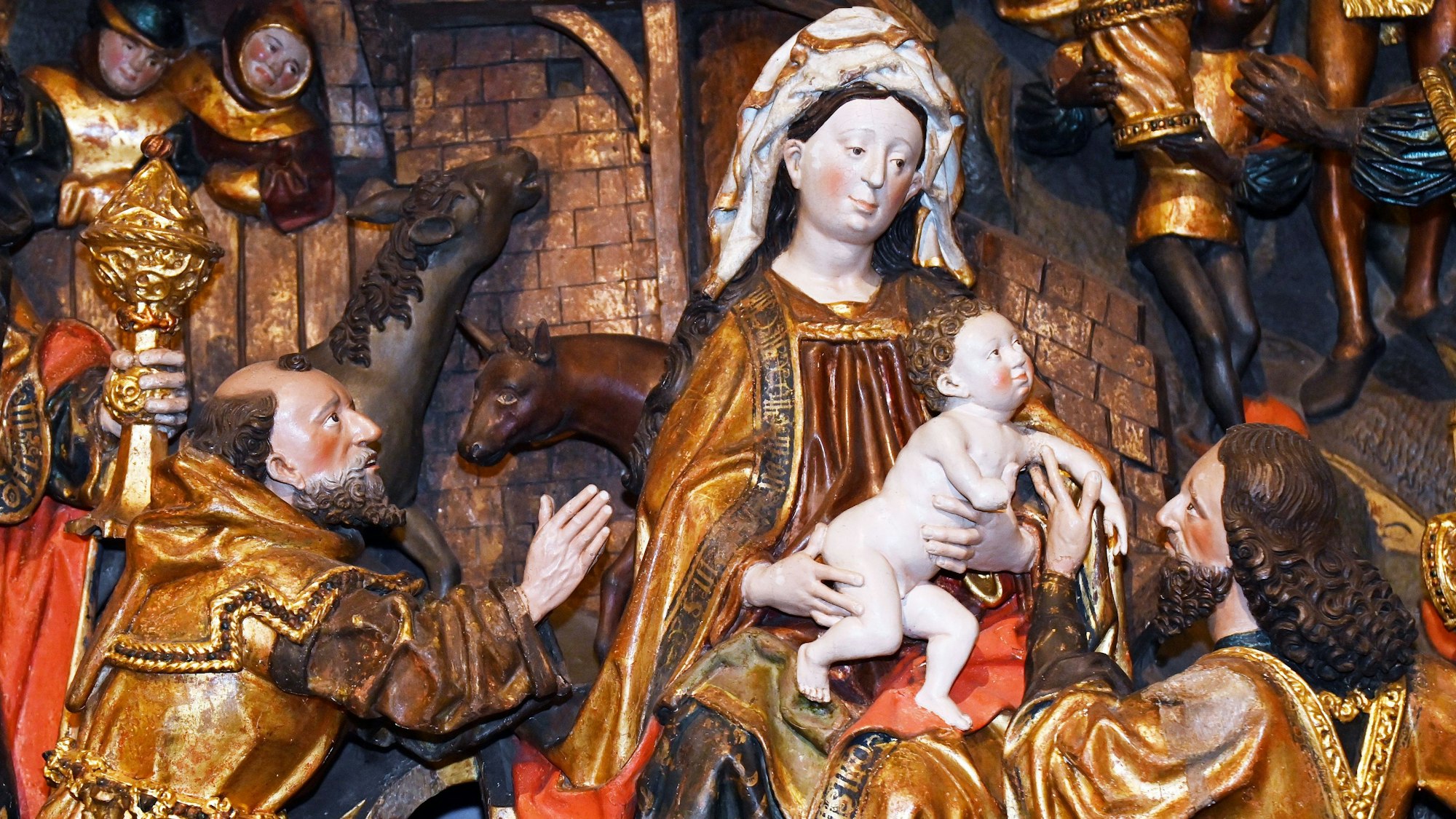 Meister Arnt (vor 1450 bis 1492): Anbetung der heiligen drei Könige, Museum Schnütgen, Köln