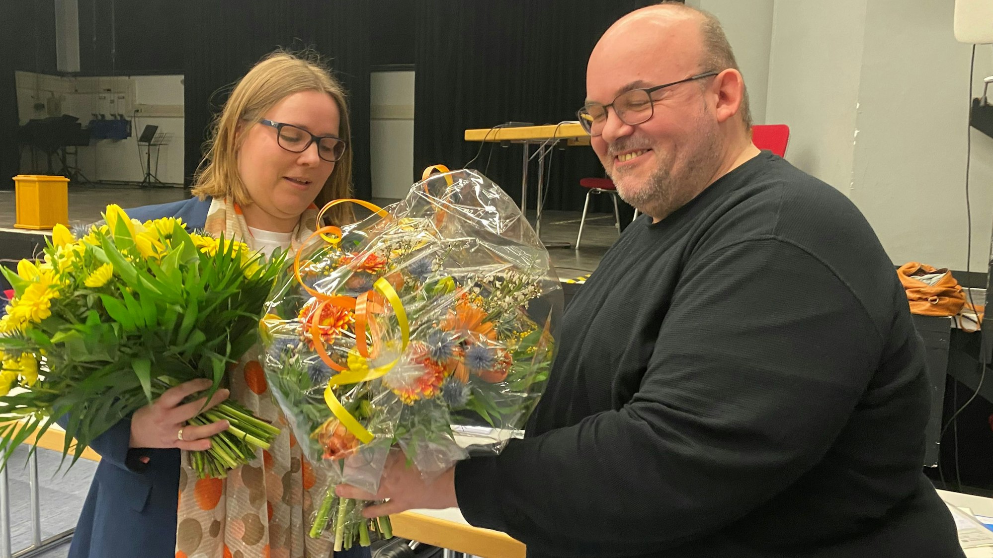 Zu sehen sind Michael Weitz und Kerstin Richter.