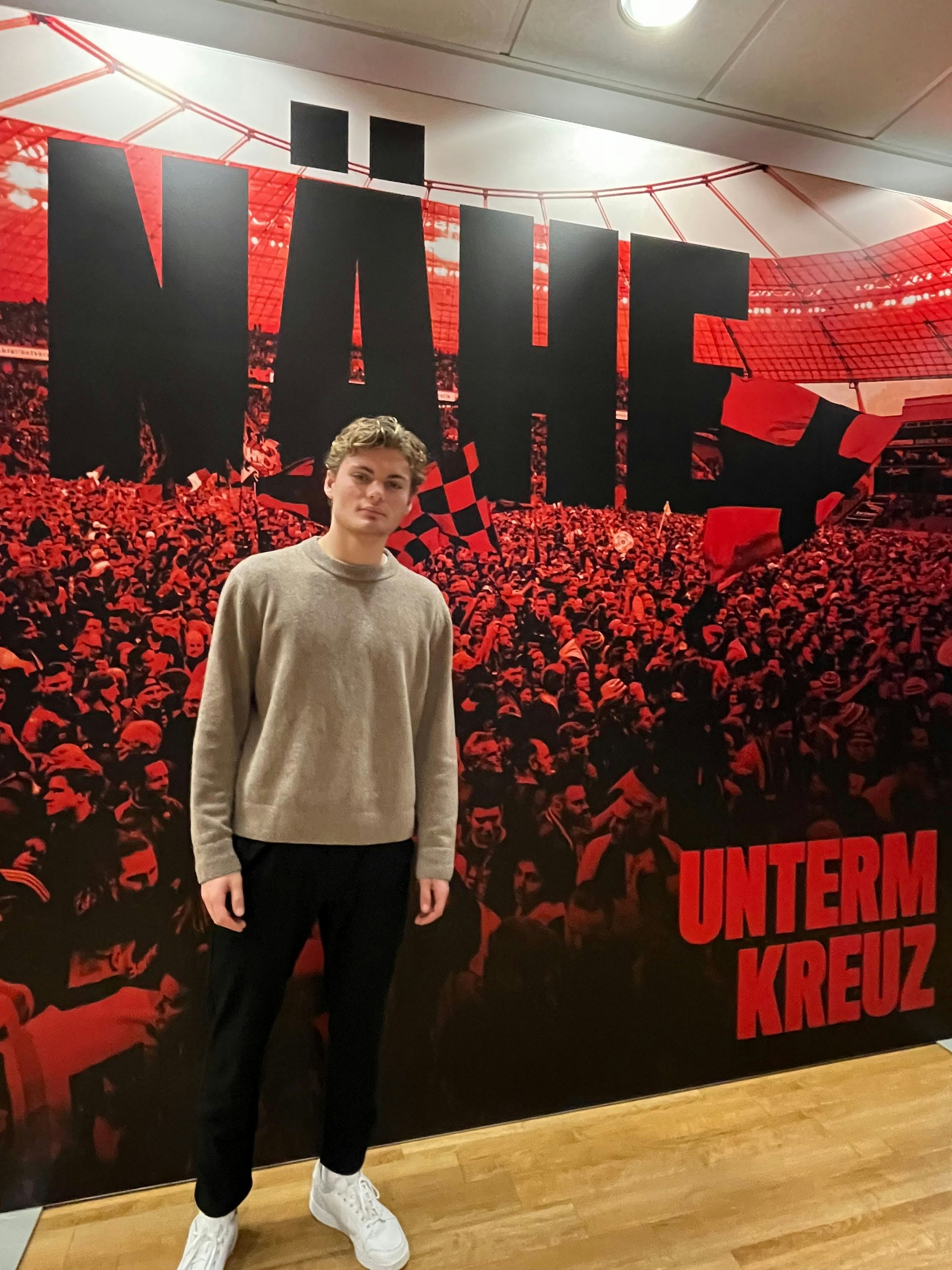 Ben Hawighorst, Nachwuchsspieler von Bayer 04 Leverkusen.