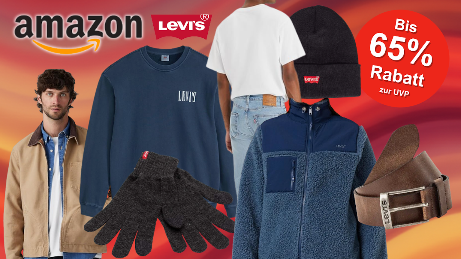 Mega Levi's Sale bei Amazon mit bis zu 65% Preisnachlass auf Mode von Jung bis Alt