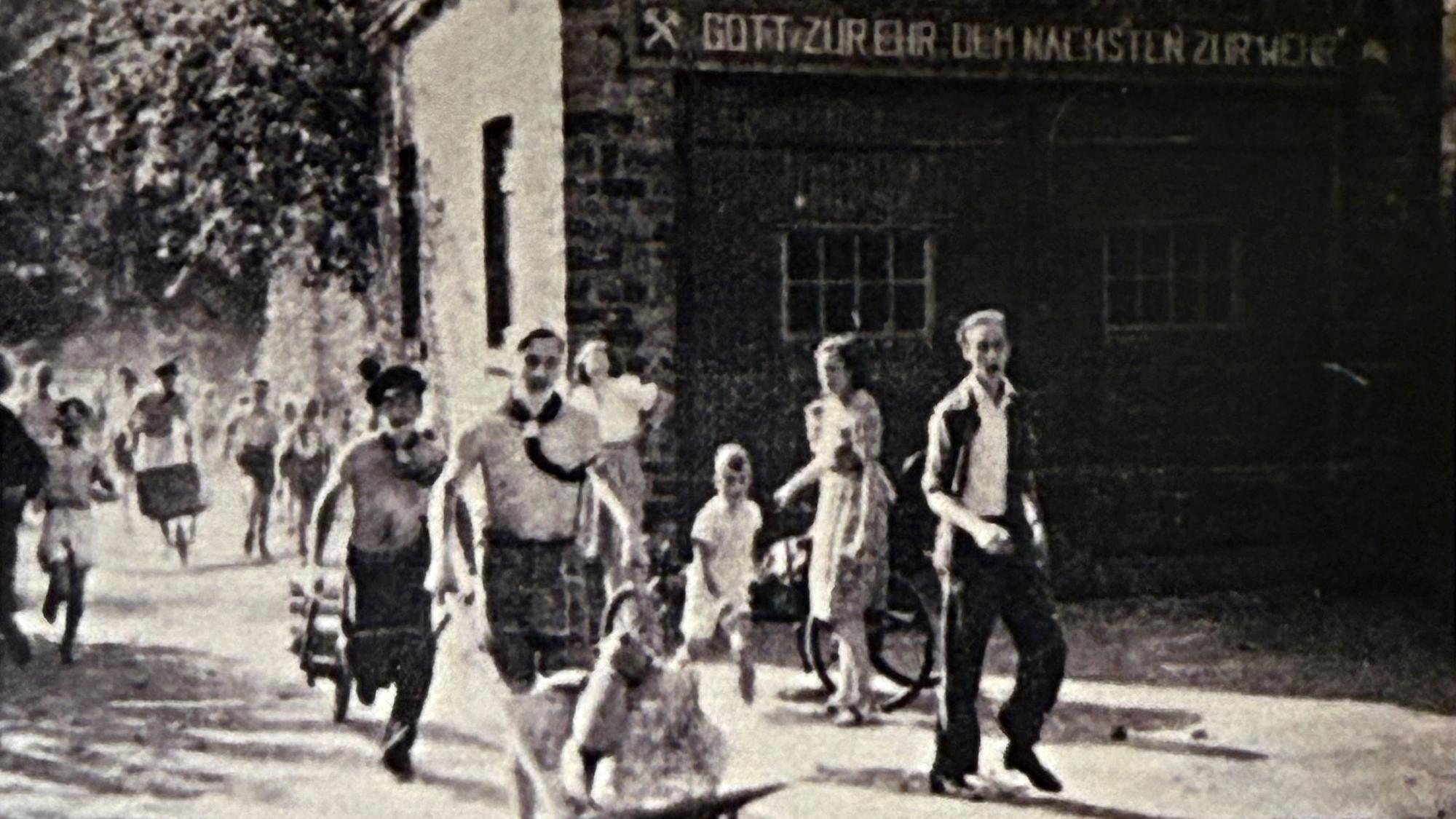 Das Schörreskarrenrennen fand am 1. Mai immer im Rahmen des Feuerwehrfestes statt.