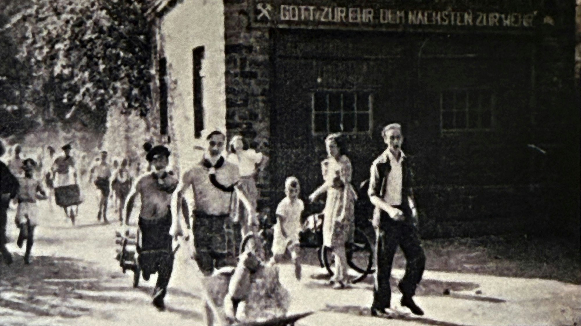 Das Schörreskarrenrennen fand am 1. Mai immer im Rahmen des Feuerwehrfestes statt.