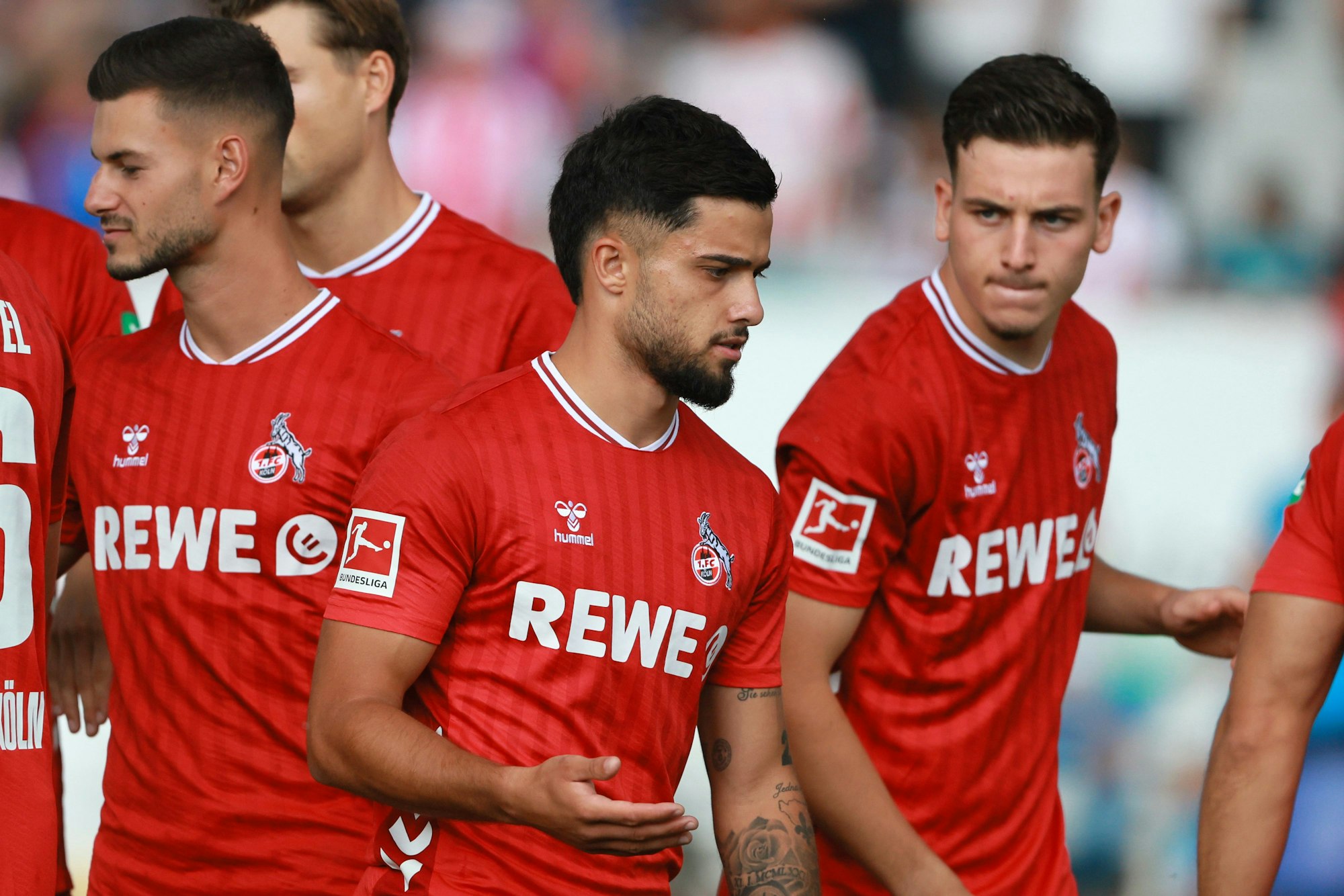 Jusuf Gazibegovic neben Said El Mala in einem Testspiel.