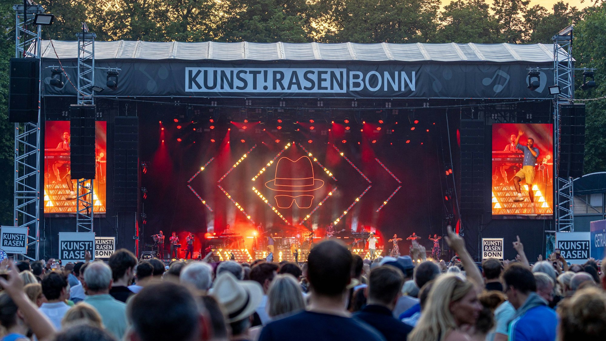 Konzert auf dem Bonner KunstRasen 2025 (Archivfoto).