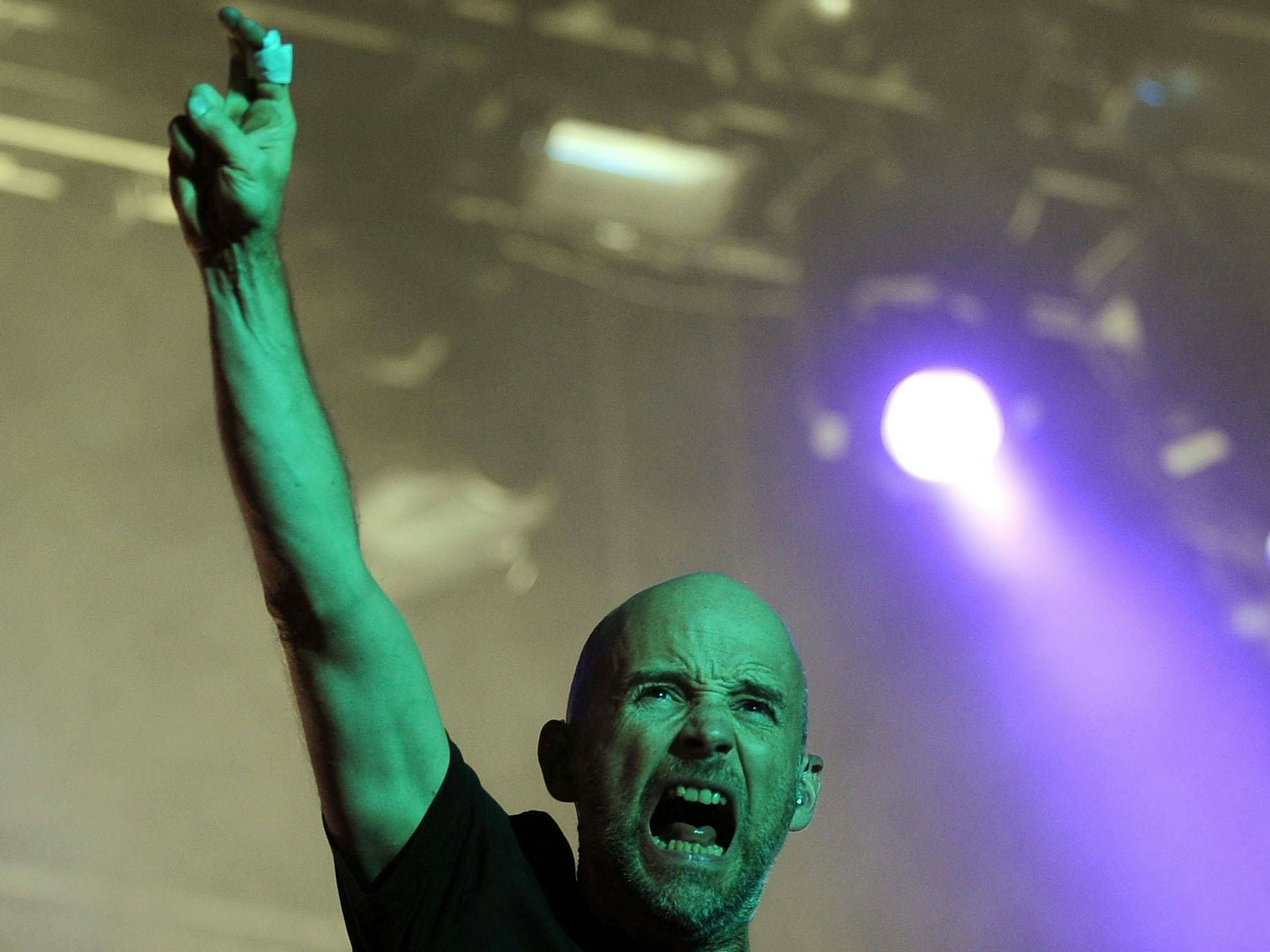 Der US-Elektro-Künstler Moby bei einem Konzert in der Türkei 2011.